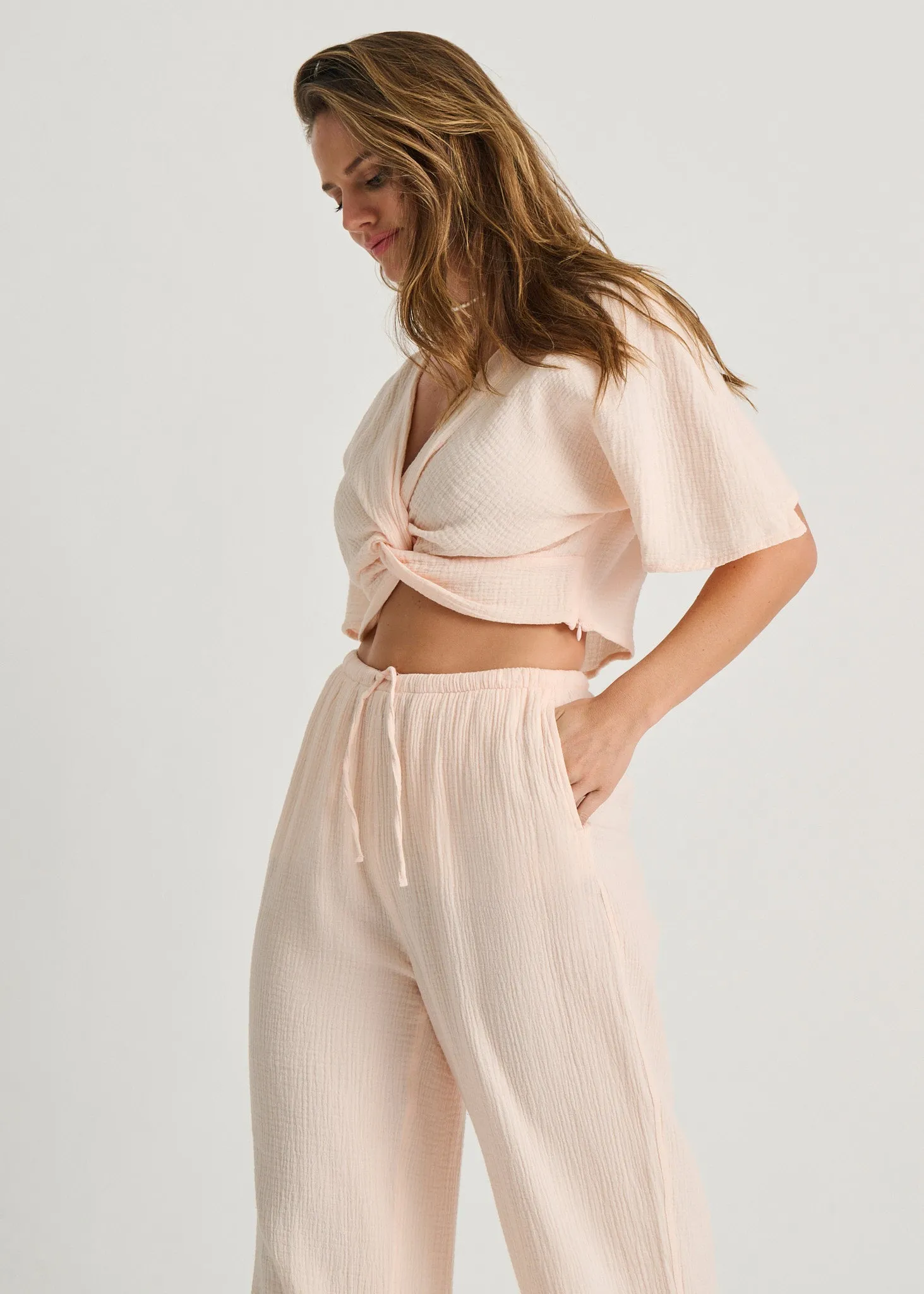 Cotton Cover-Up Crop Top sold by Everyday Sunday product image thumbnail 3