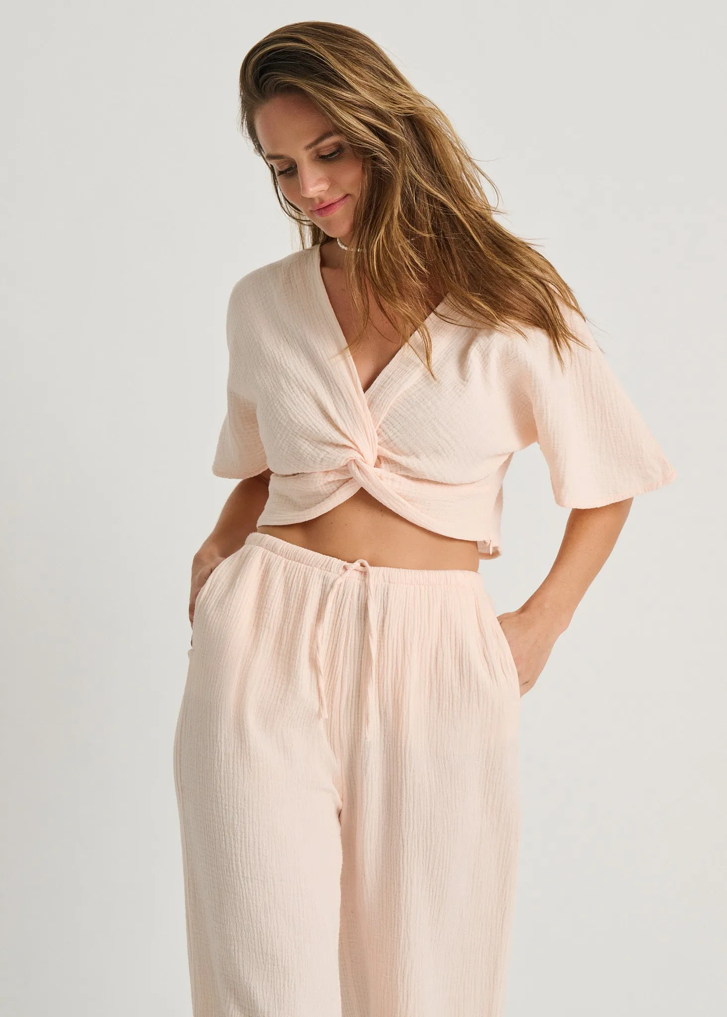 Cotton Cover-Up Crop Top sold by Everyday Sunday product image thumbnail 2