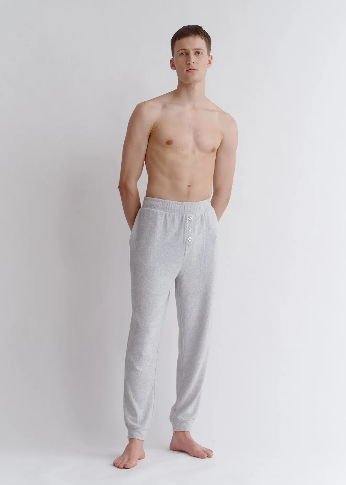 Heather Grey Recycled So-Soft Jogger sold by Everyday Sunday