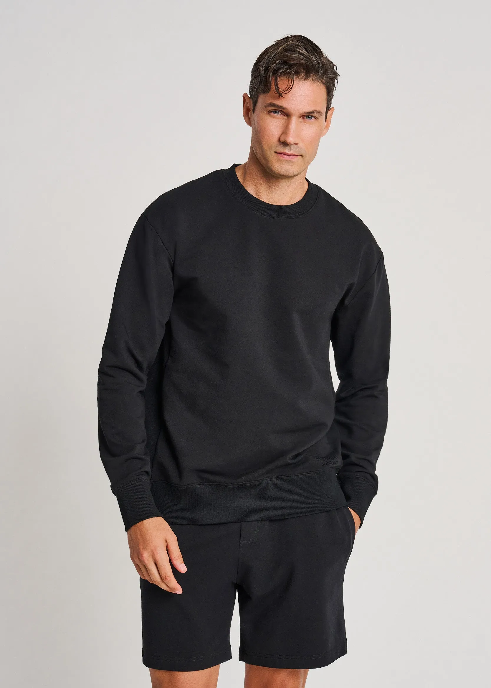 Black Sunday Crew Sweatshirt sold by Everyday Sunday