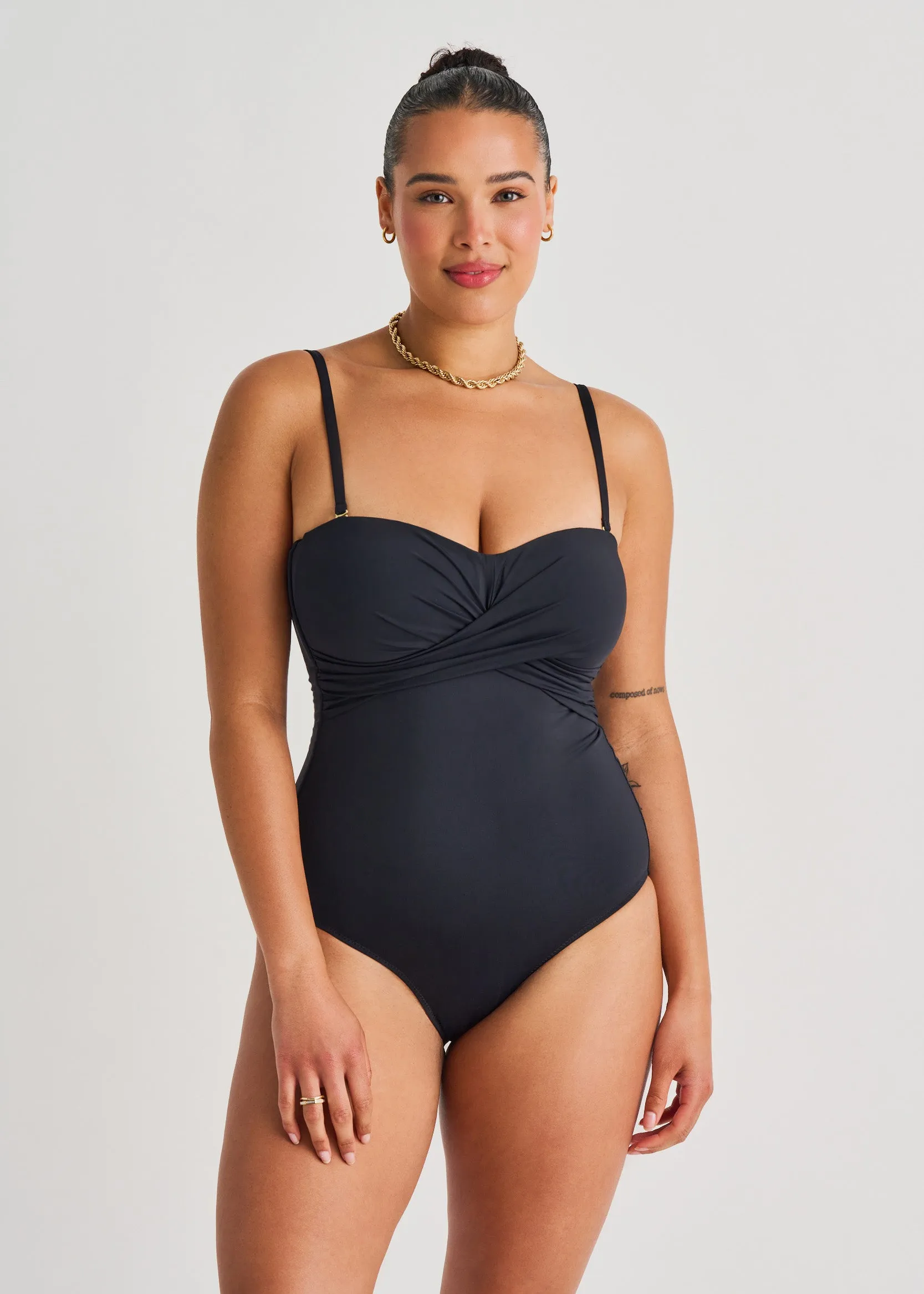 Front Twist Bandeau One-Piece sold by Everyday Sunday product image thumbnail 5