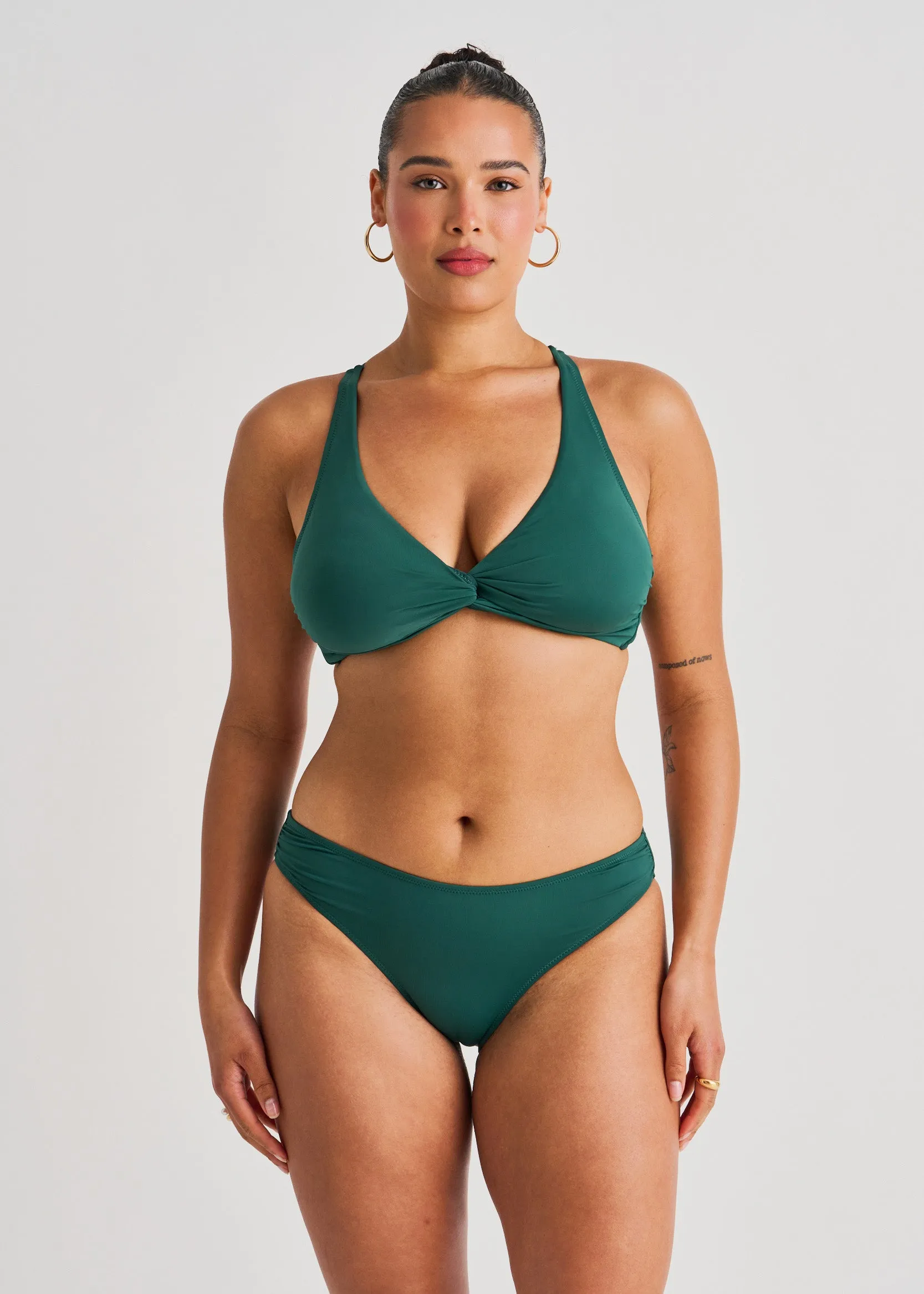 Front Twist D-Cup Crop Top sold by Everyday Sunday product image thumbnail 5