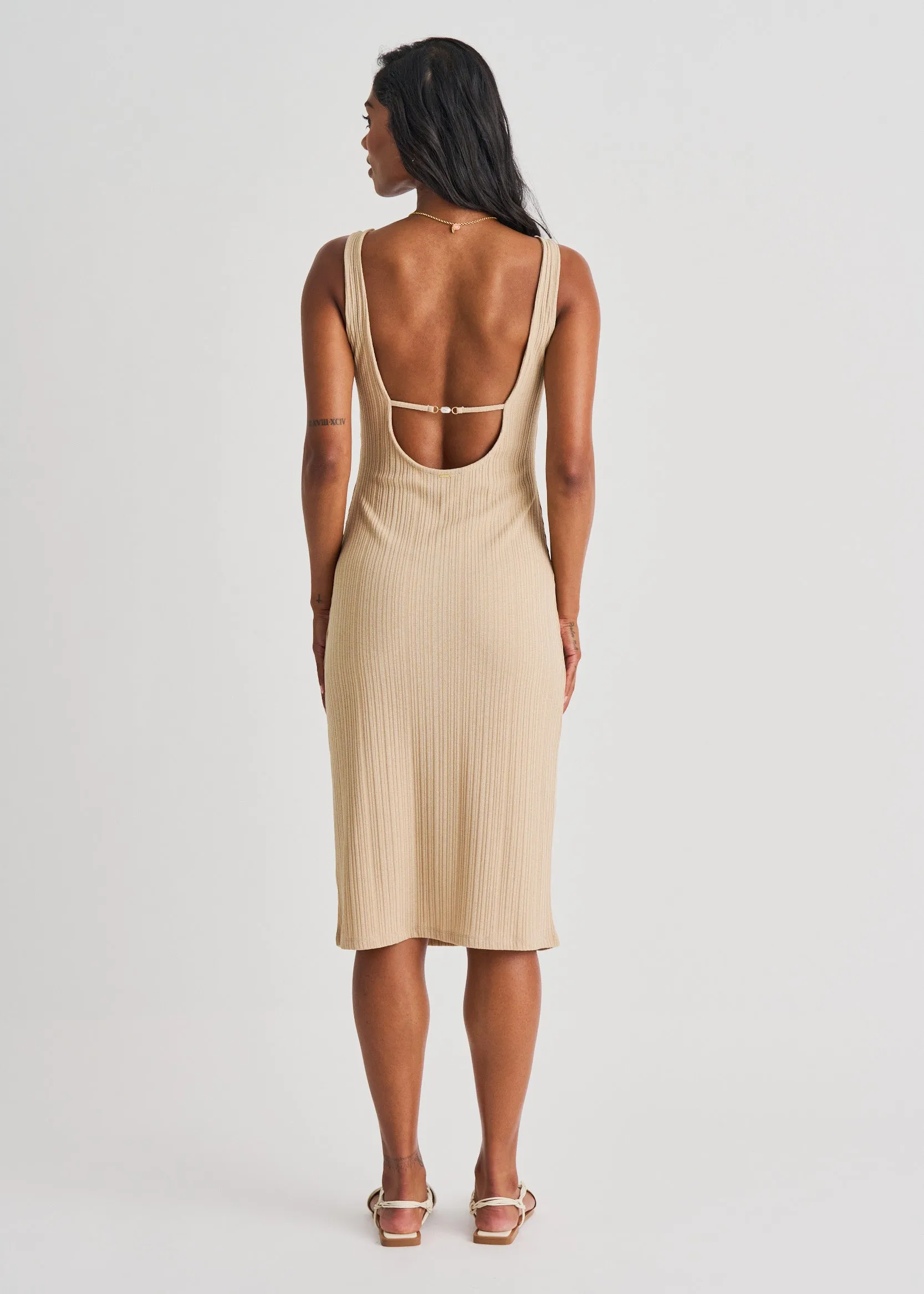 Open Back Cover-Up Dress sold by Everyday Sunday product image thumbnail 4