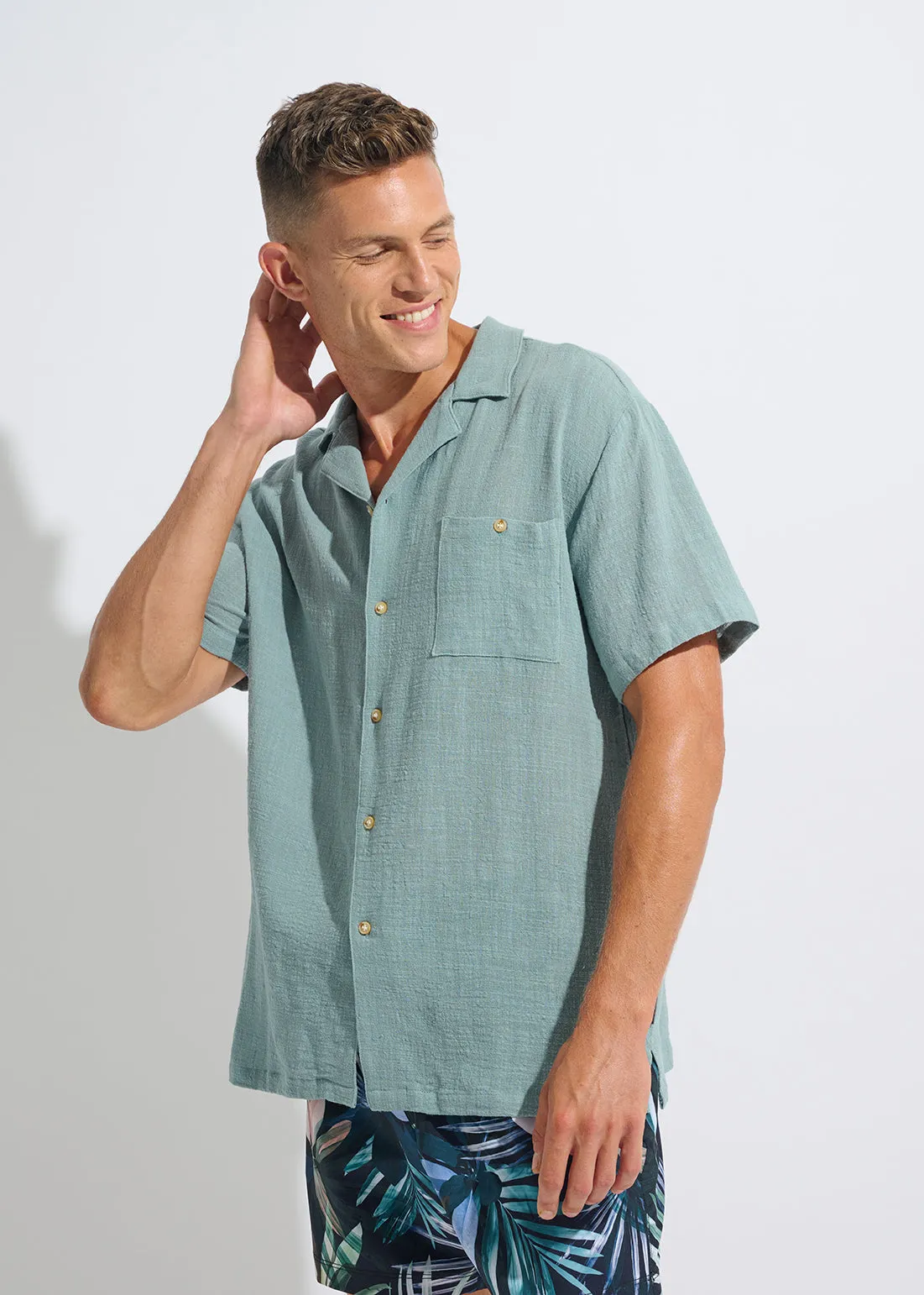 Grey mist beach shirt sold by Everyday Sunday product image thumbnail 2