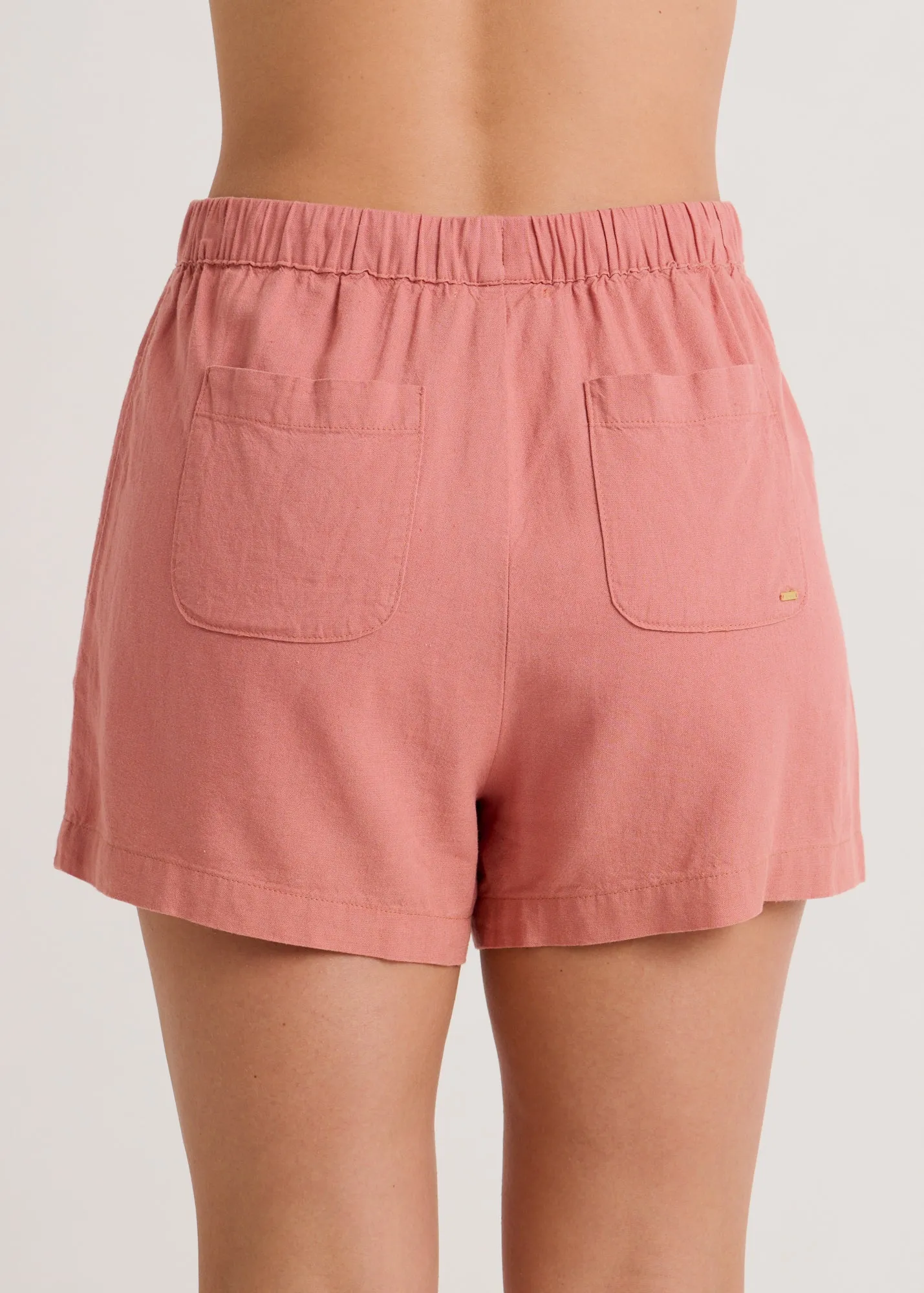 Linen-Blend Cover-Up Shorts sold by Everyday Sunday product image thumbnail 2
