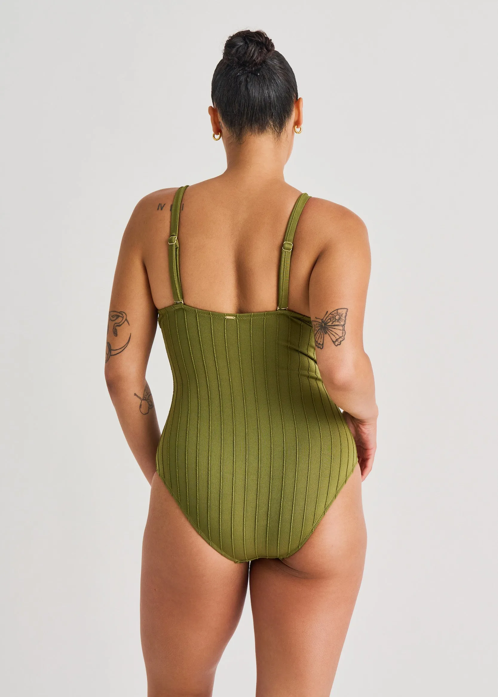 Spaced Rib Lace-Up One-Piece - CLEARANCE sold by Everyday Sunday product image thumbnail 5