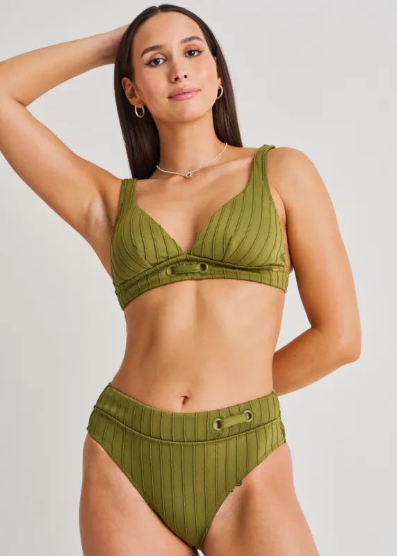 Spaced Rib Retro Waist Bottom sold by Everyday Sunday