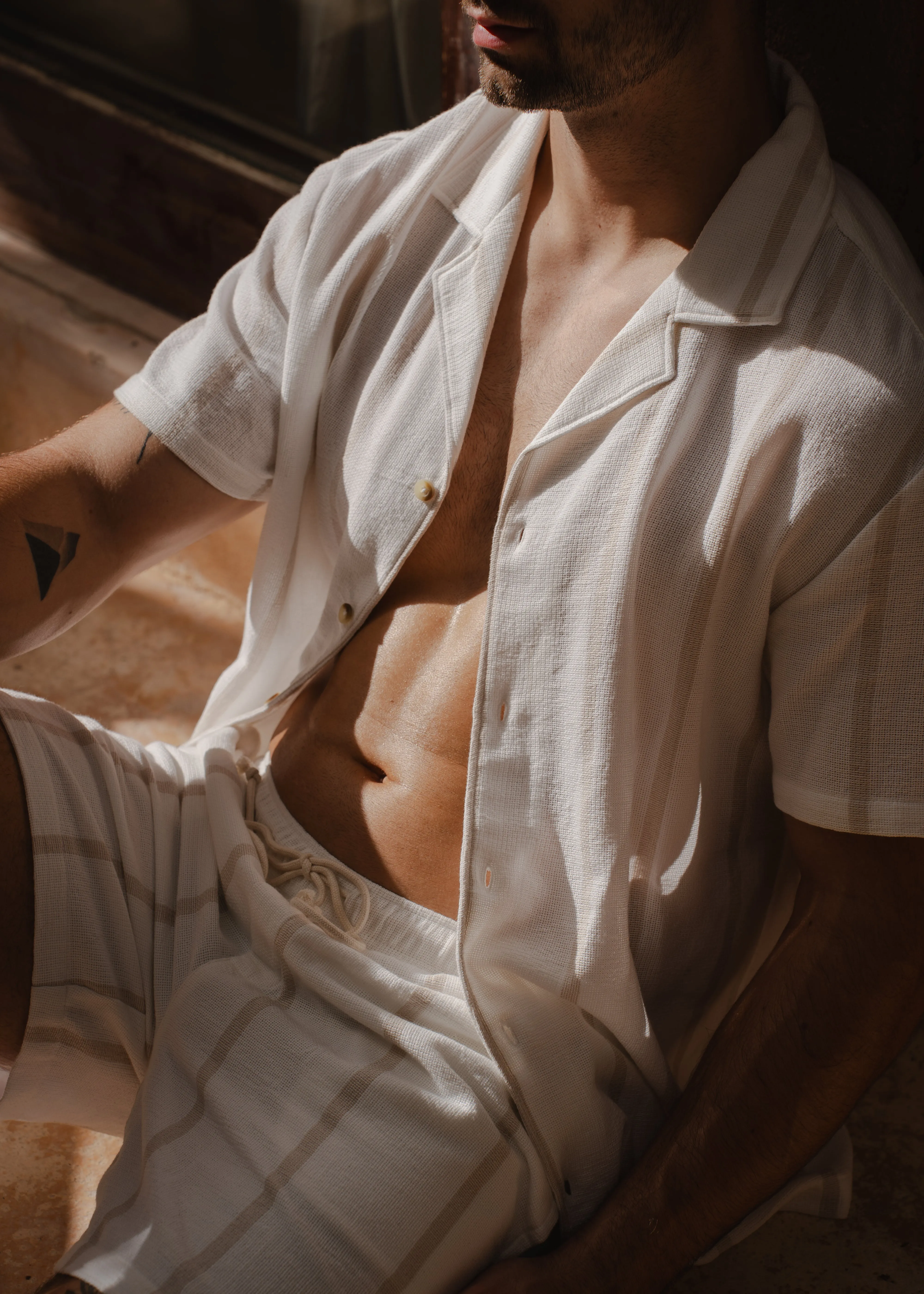 Striped Beach Shirt sold by Everyday Sunday