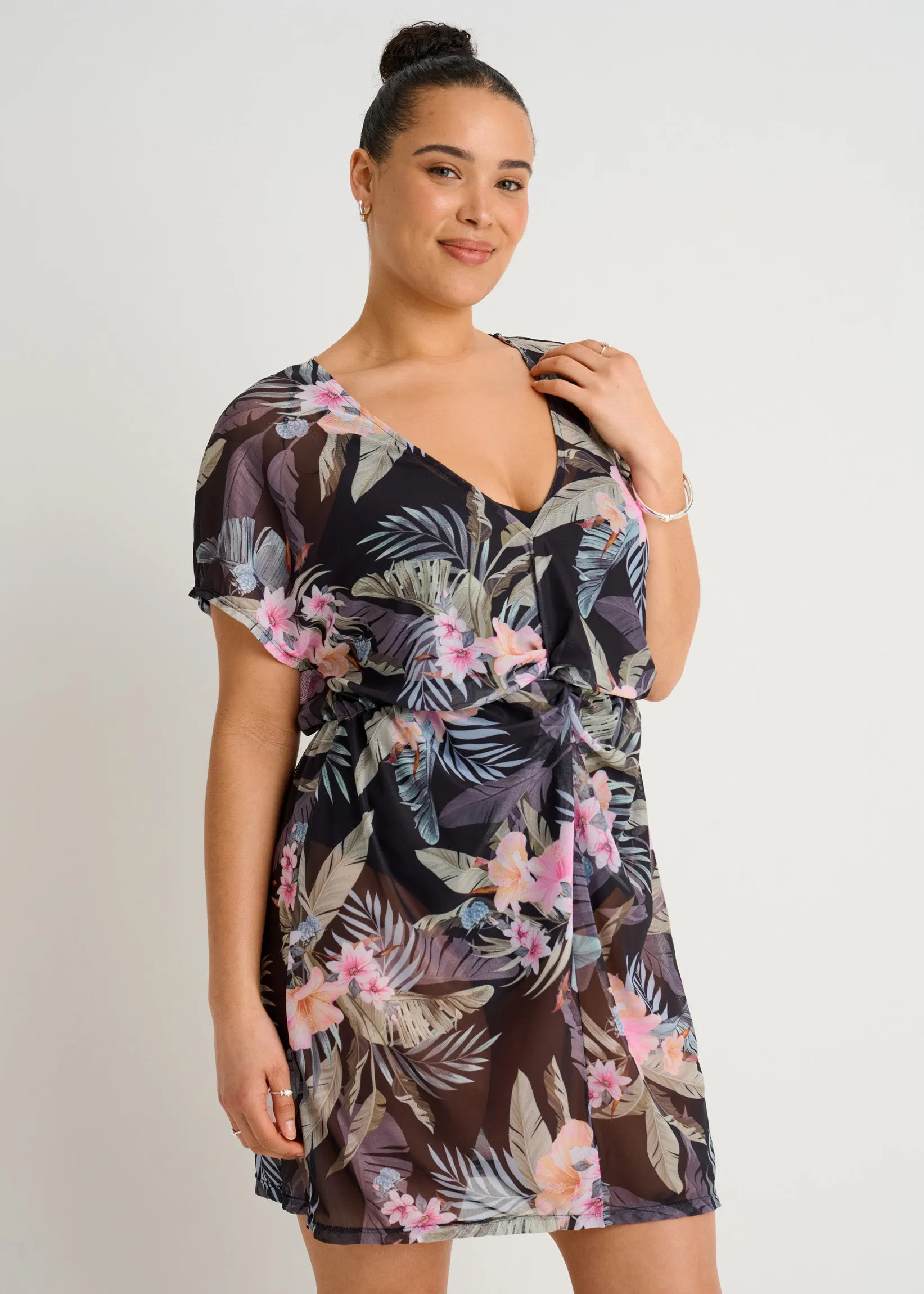 Front Twist Tunic Cover-Up sold by Everyday Sunday product image thumbnail 3