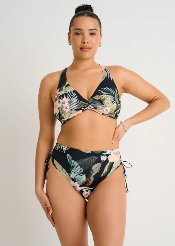 Front Twist Full Cup Crop Top sold by Everyday Sunday