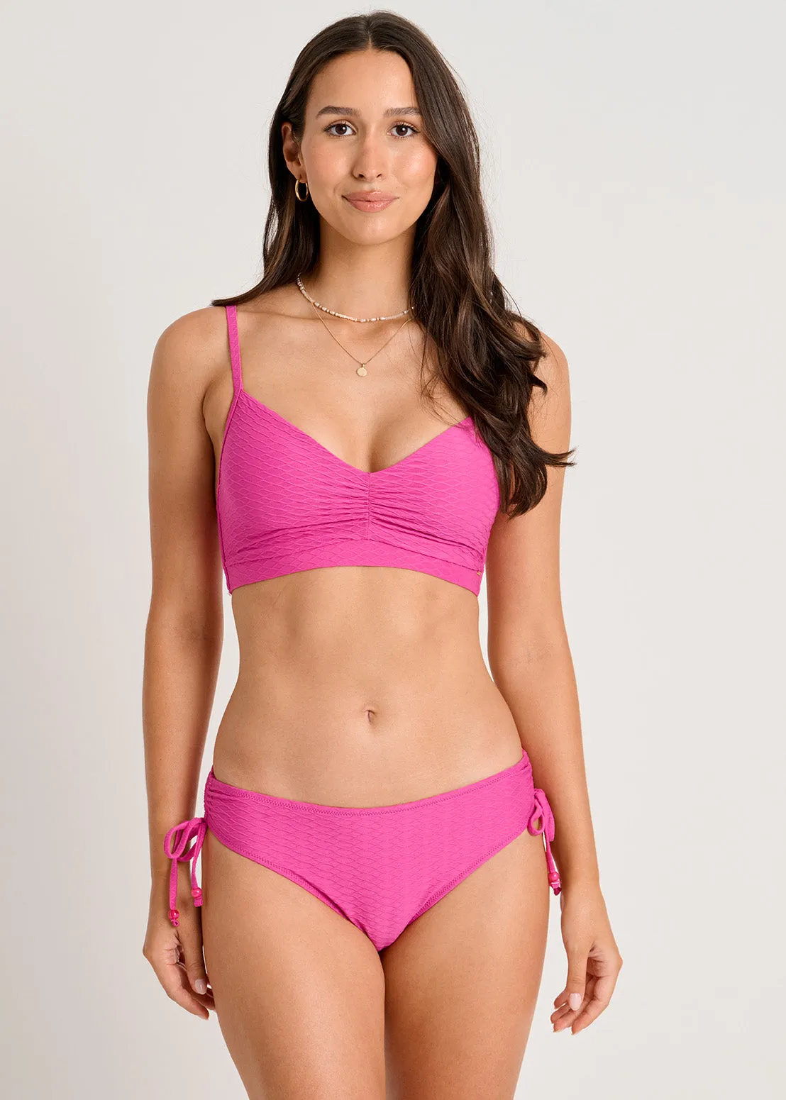 Textured Classic Bikini Bottom with Side Ties sold by Everyday Sunday product image thumbnail 2
