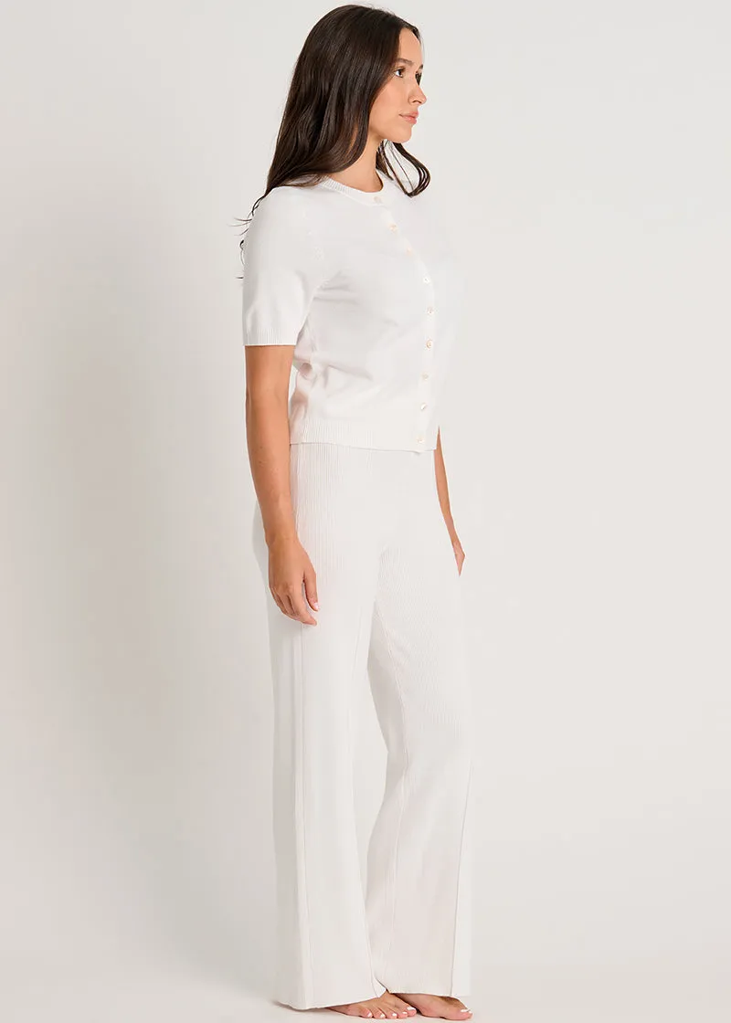 The Everyday Short Sleeve Ribbed Sweater Cardigan sold by Everyday Sunday product image thumbnail 2