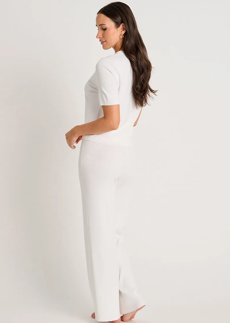 The Everyday Short Sleeve Ribbed Sweater Cardigan sold by Everyday Sunday product image thumbnail 5