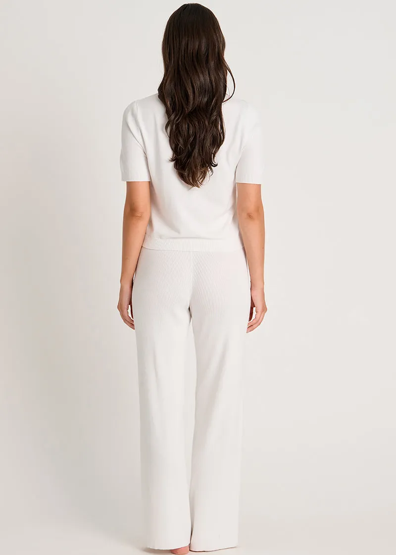 The Everyday Short Sleeve Ribbed Sweater Cardigan sold by Everyday Sunday product image thumbnail 4