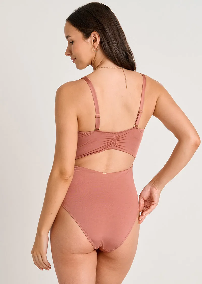 Front Twist Full Cup One-Piece sold by Everyday Sunday product image thumbnail 2