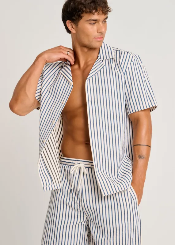 Striped Beach Shirt made by Everyday Sunday