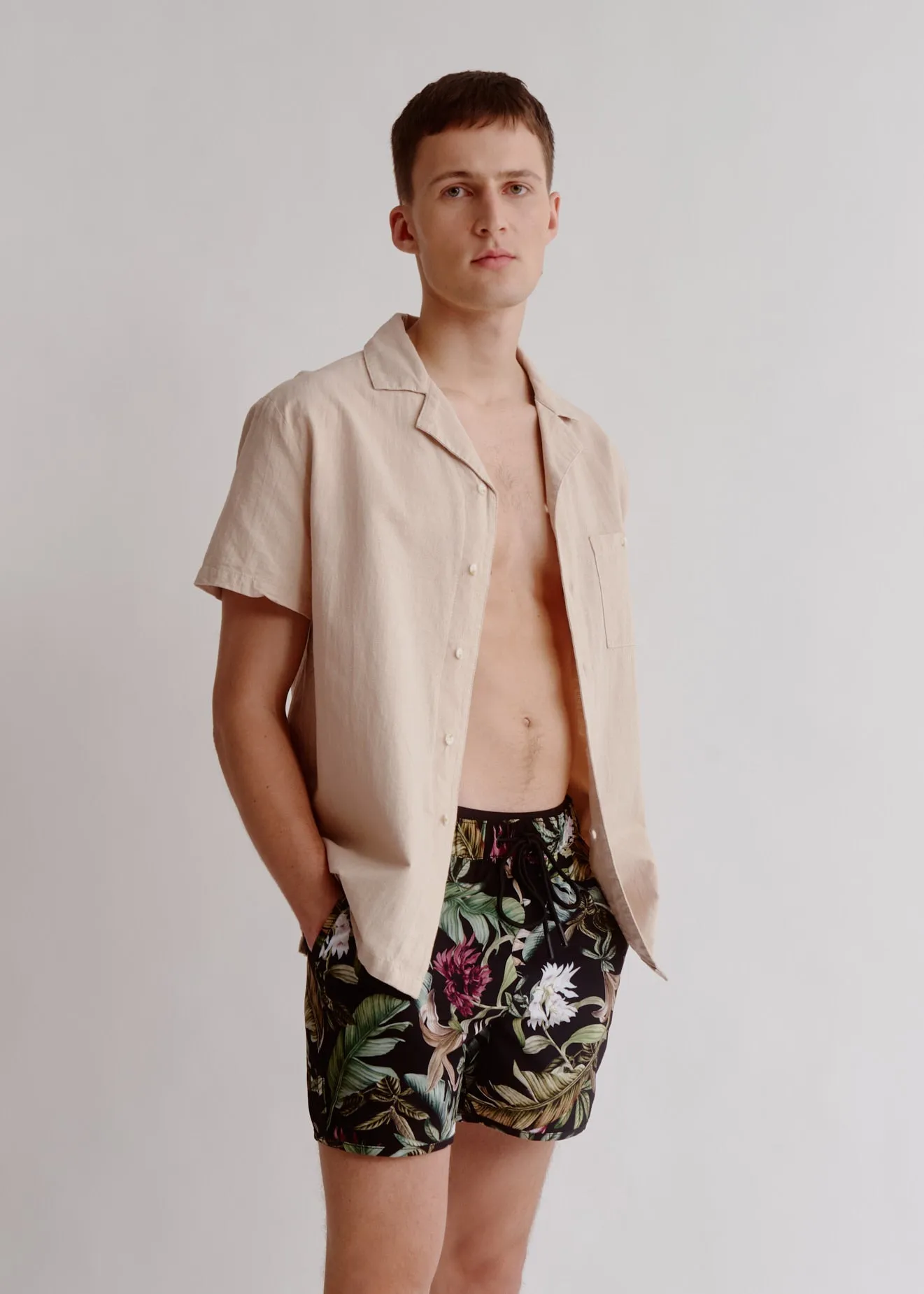 Linen-Blend Beach Shirt sold by Everyday Sunday product image thumbnail 3