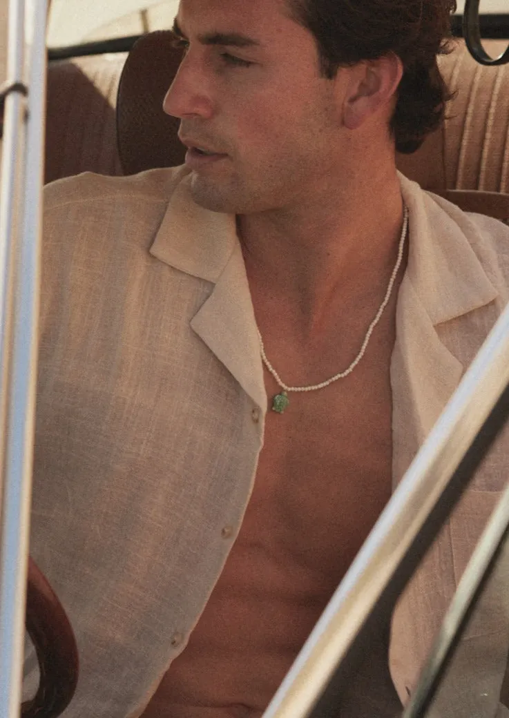 Linen-Blend Beach Shirt sold by Everyday Sunday product image thumbnail 2