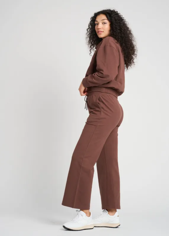 Chestnut Organic Comfort Wide Pant sold by Everyday Sunday