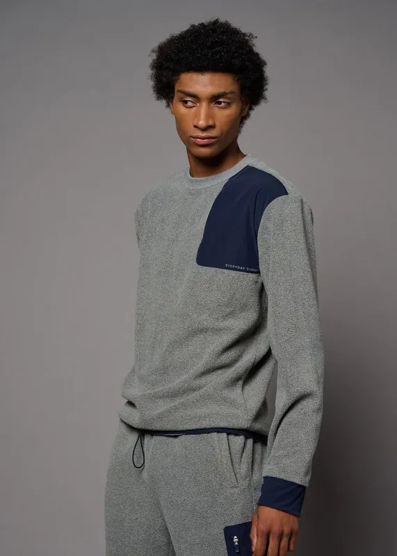 Heather Grey Recycled Cozy Polar Pop-Over sold by Everyday Sunday