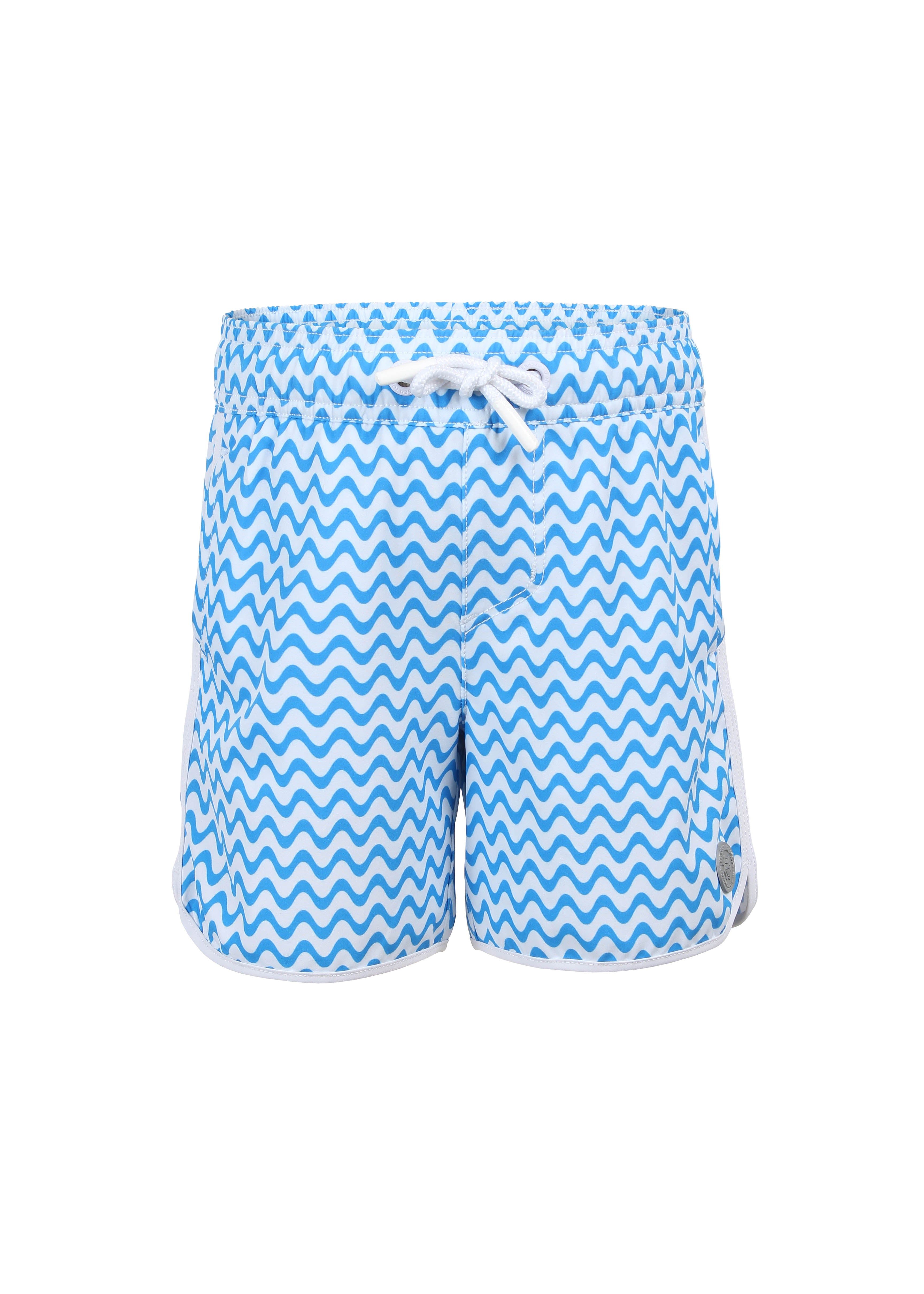 Wave Stripe Boy Retro Swim Trunk sold by Everyday Sunday