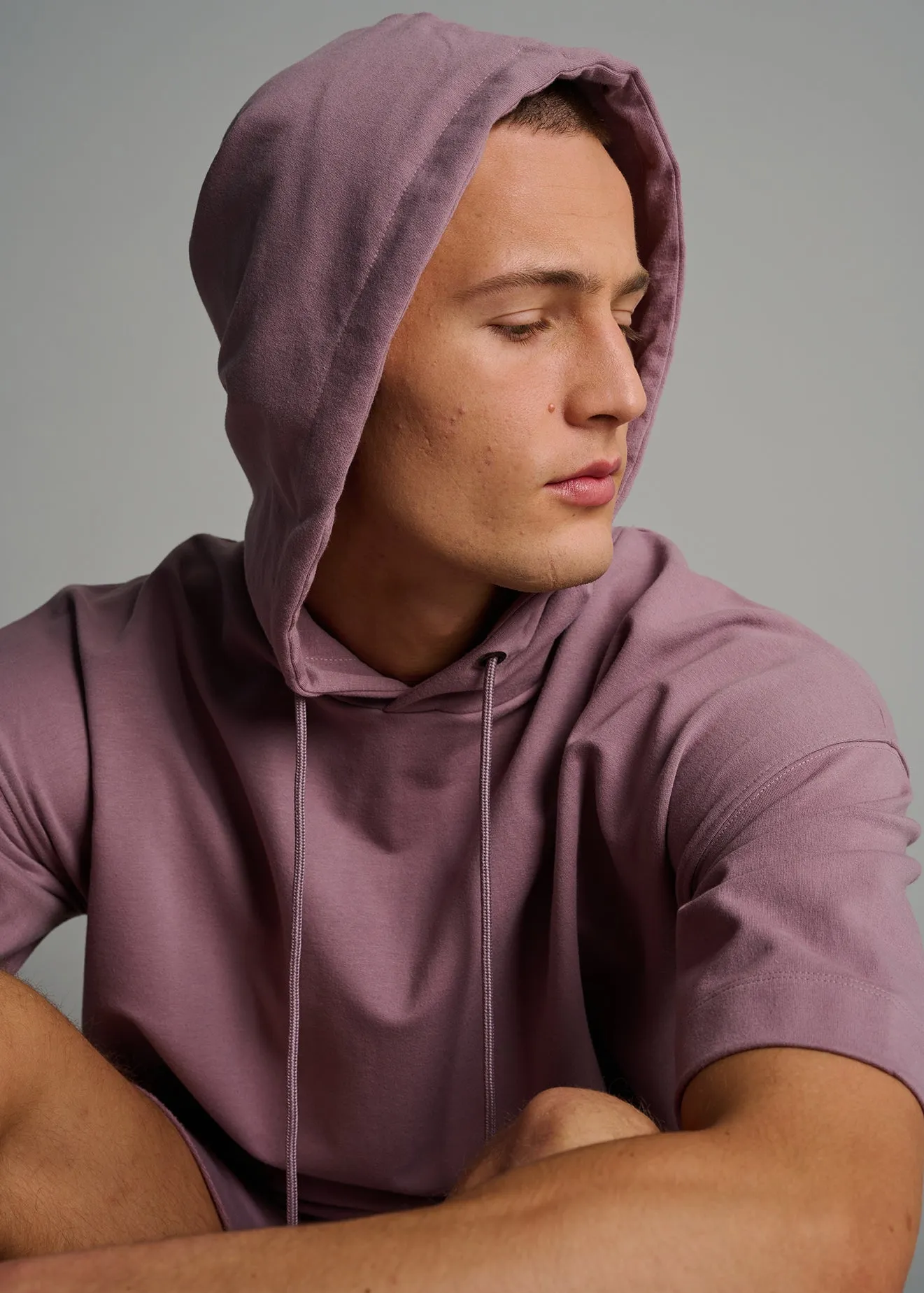 Elderberry Short Sleeve Comfort Hoodie sold by Everyday Sunday product image thumbnail 2
