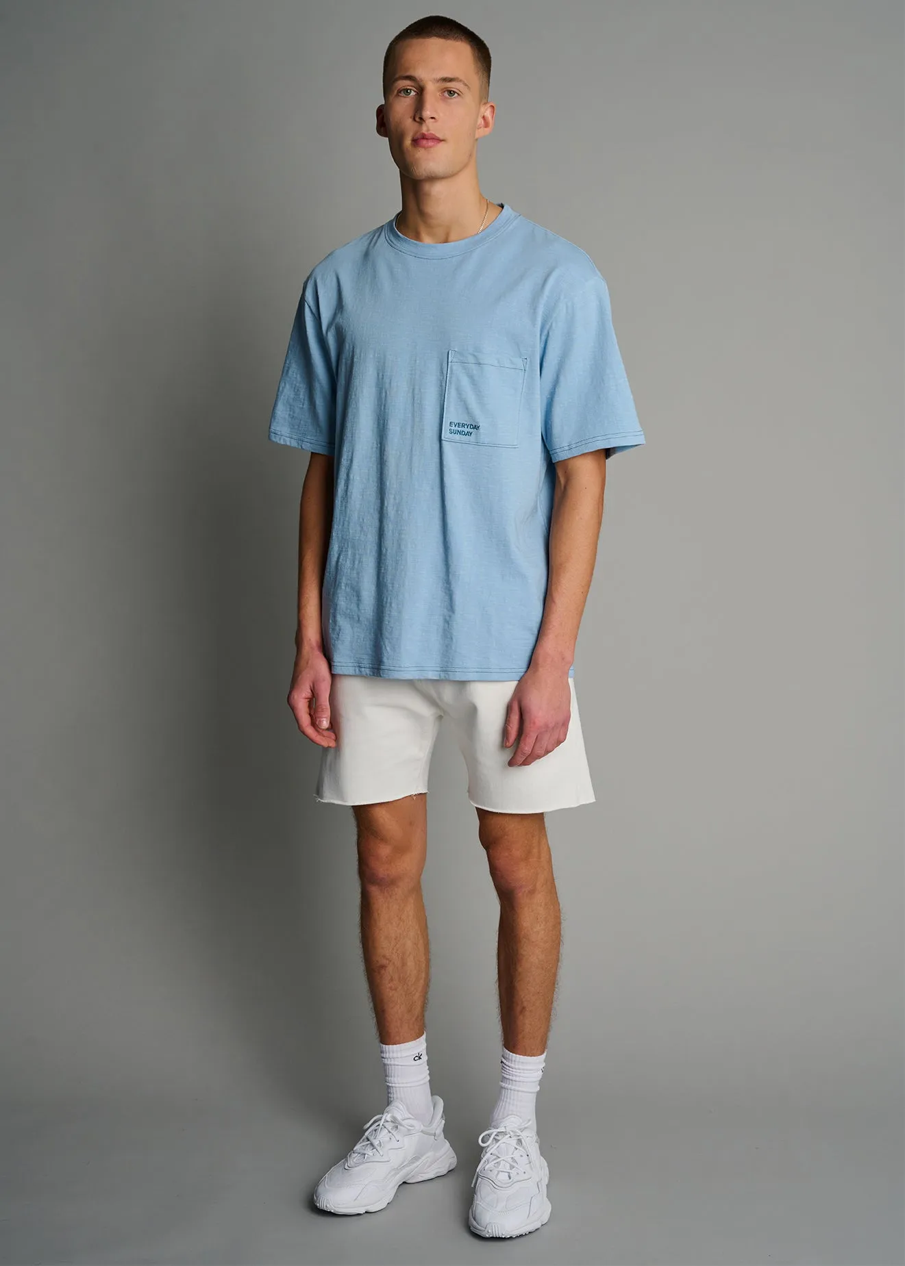 Blue Fog Essential Tee sold by Everyday Sunday product image thumbnail 5