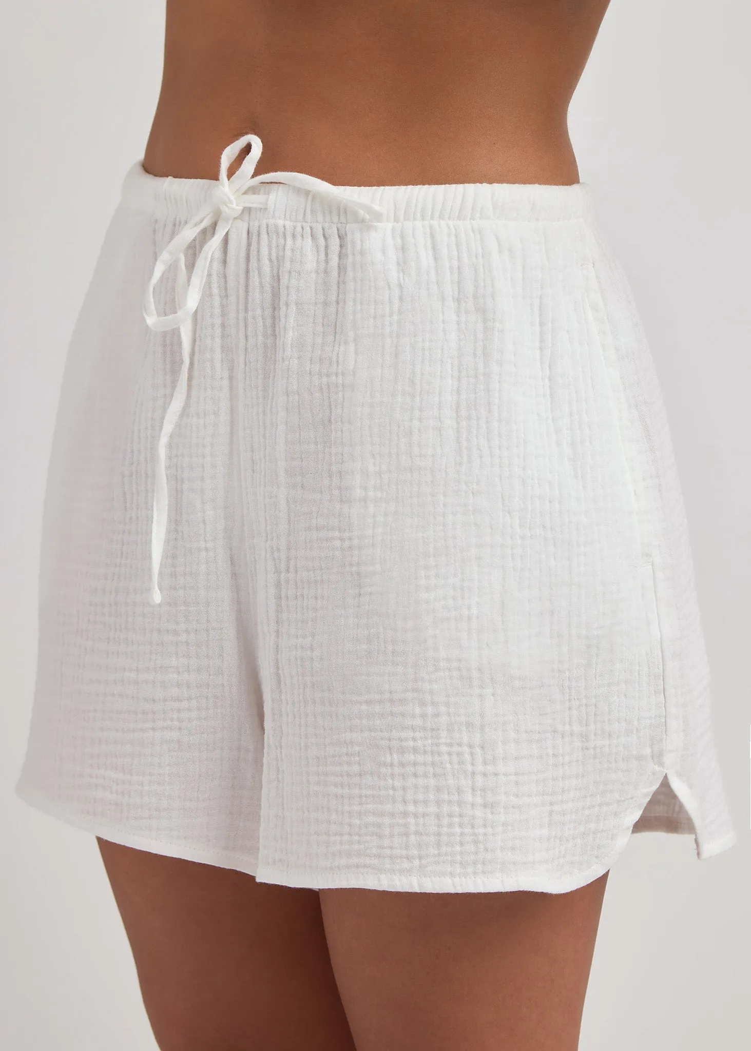 Off-White Cover-Up Shorts sold by Everyday Sunday product image thumbnail 4
