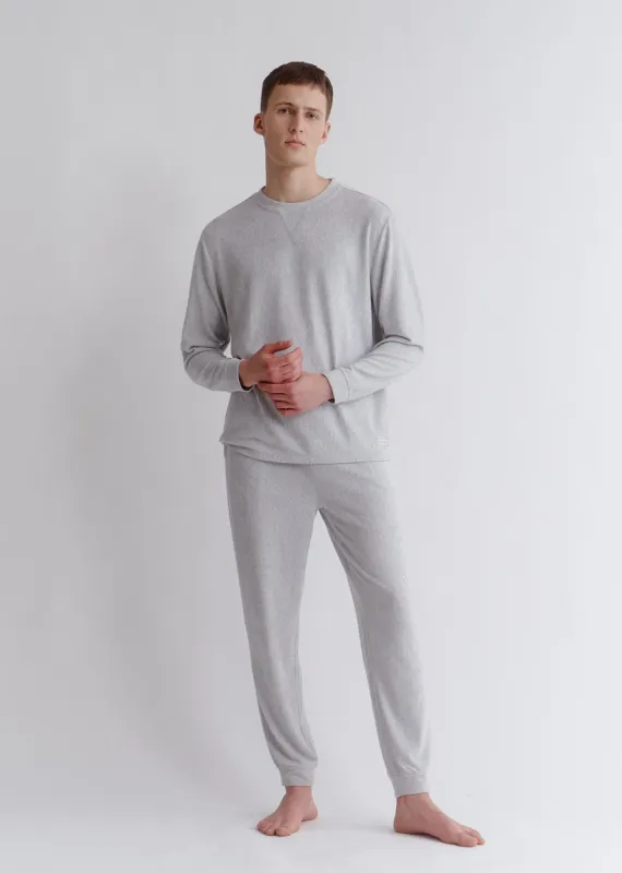 Heather Grey Recycled So-Soft Crewneck sold by Everyday Sunday