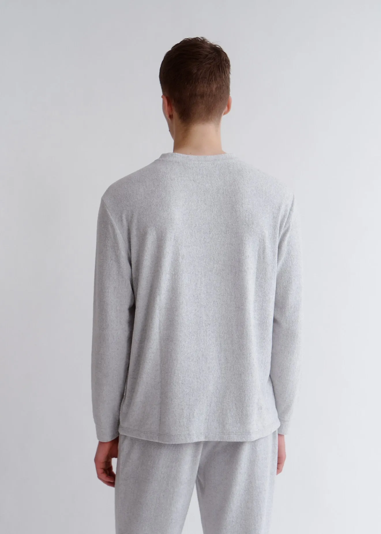 Heather Grey Recycled So-Soft Crewneck sold by Everyday Sunday product image thumbnail 3