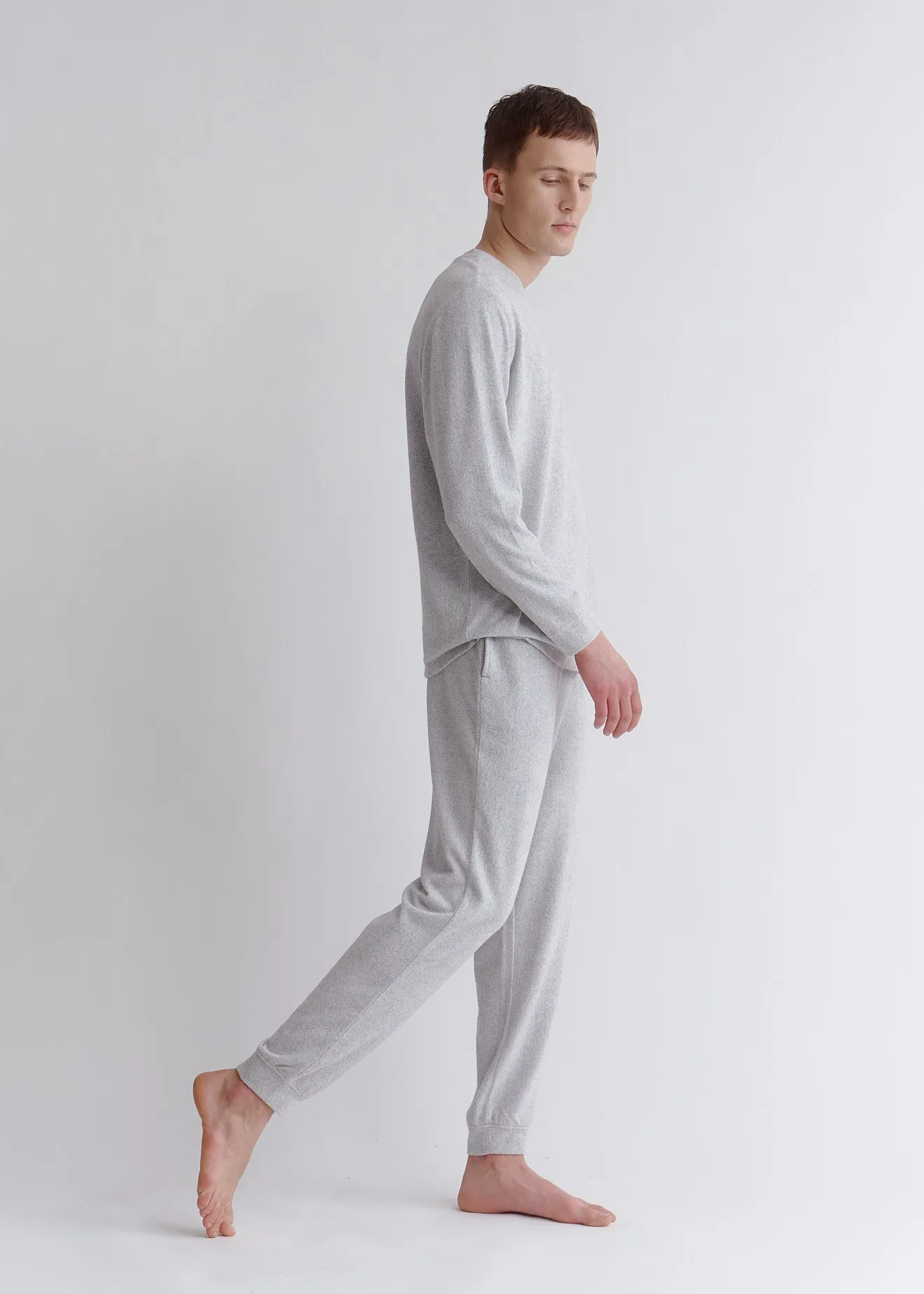 Heather Grey Recycled So-Soft Crewneck sold by Everyday Sunday product image thumbnail 2