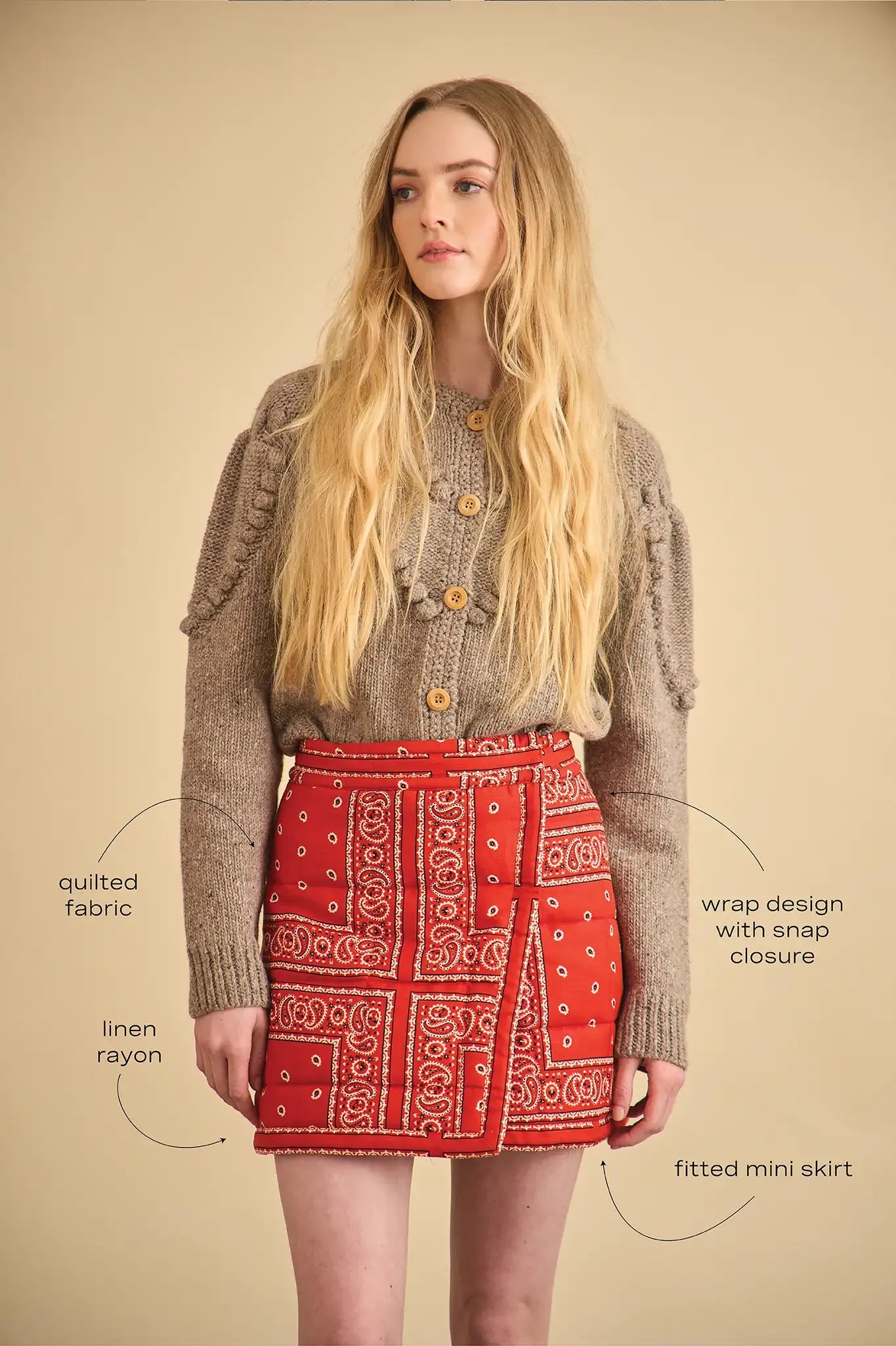 Powell Skirt sold by Hunter Bell NYC product image thumbnail 5