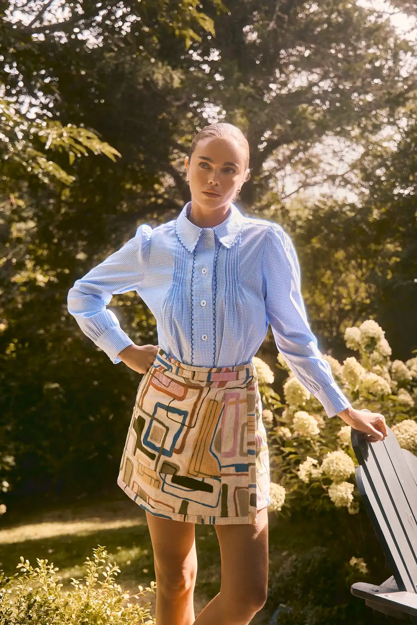 Powell Skirt sold by Hunter Bell NYC product image thumbnail 2