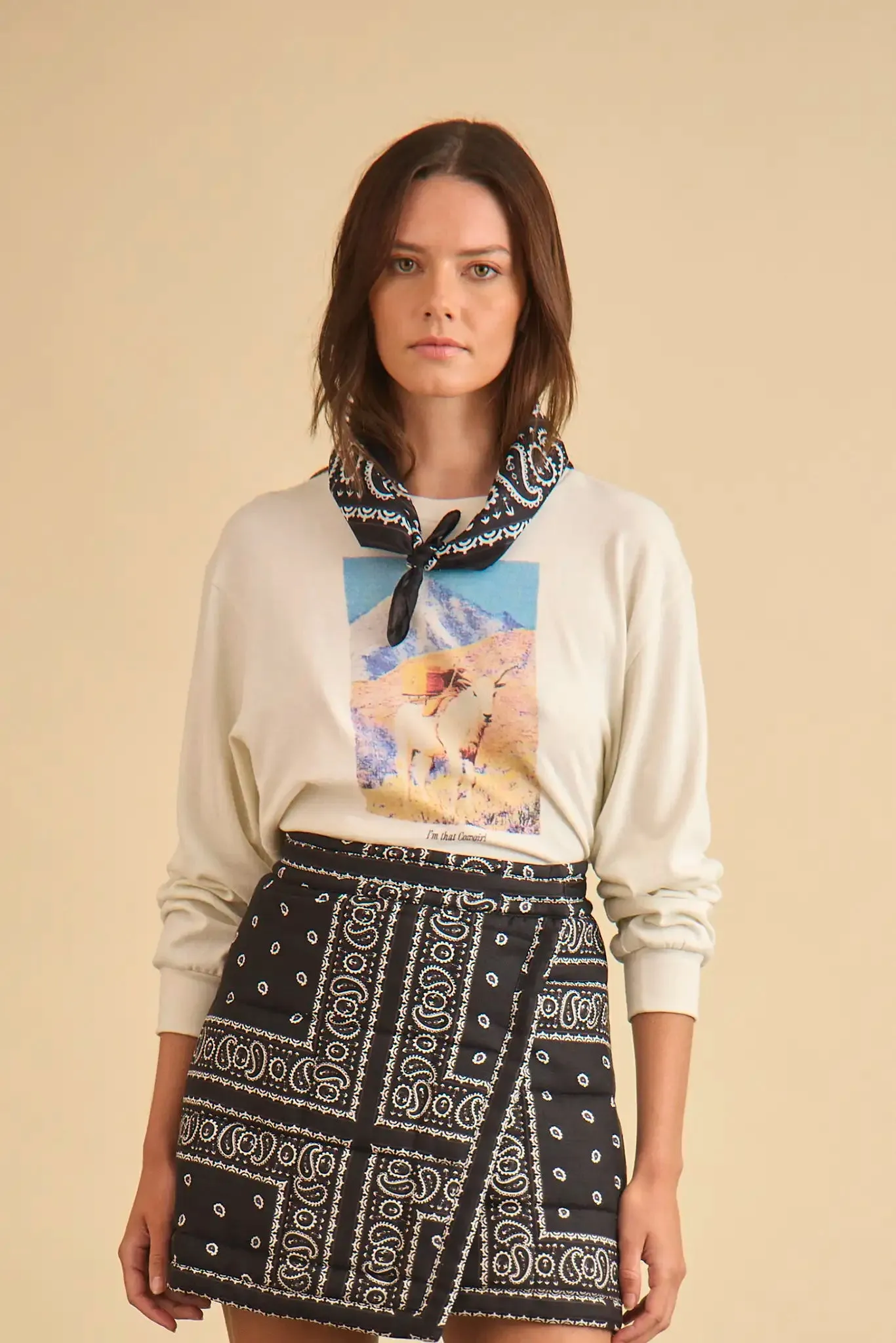 Aces Wild Scarf sold by Hunter Bell NYC product image thumbnail 2
