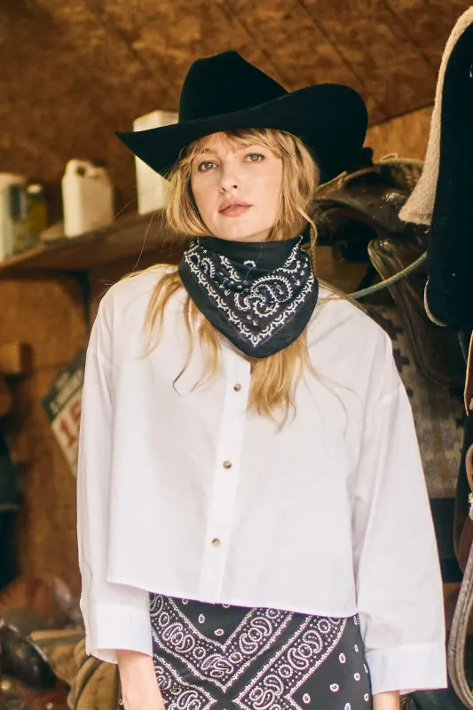 Aces Wild Scarf made by Hunter Bell NYC