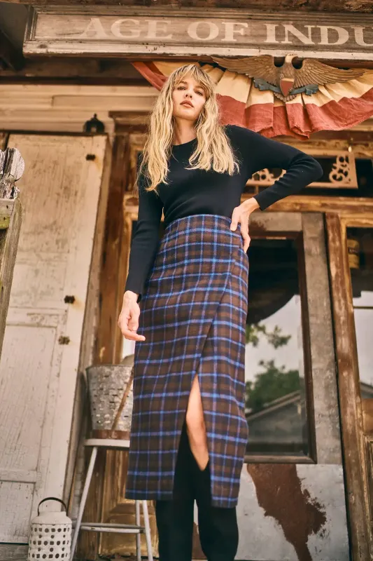 Manor Wrap Skirt made by Hunter Bell NYC
