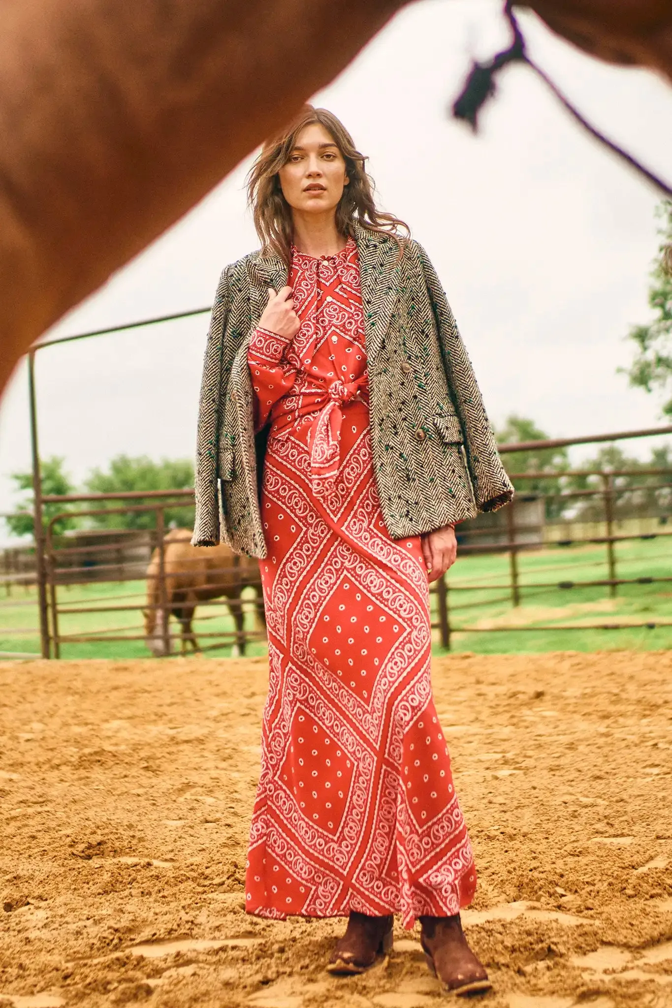 Huntley Half Coat sold by Hunter Bell NYC product image thumbnail 5