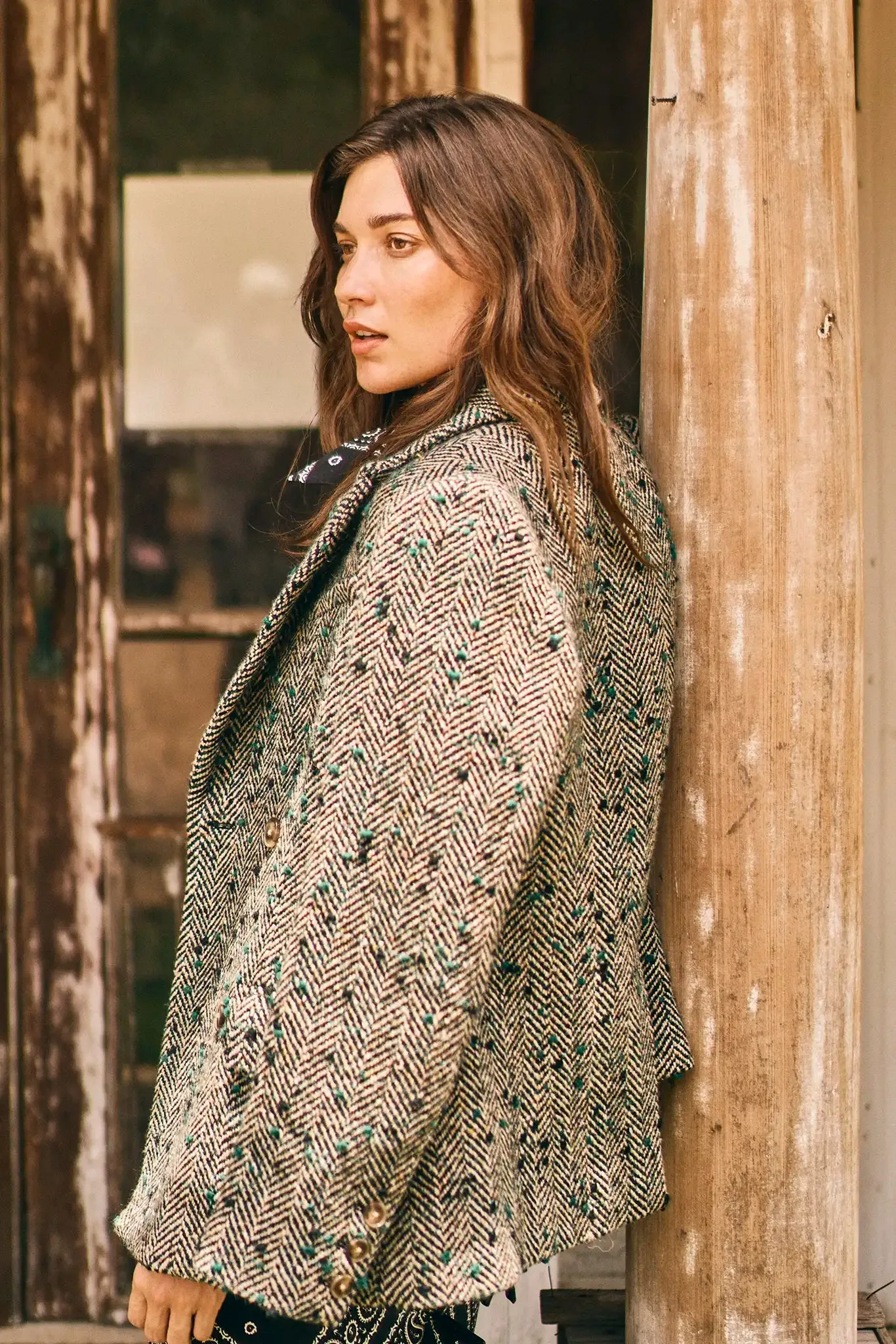 Huntley Half Coat sold by Hunter Bell NYC product image thumbnail 2