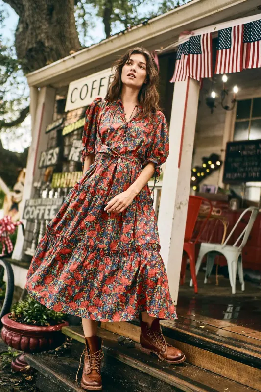 Holloway Dress - Made with Liberty Fabric made by Hunter Bell NYC