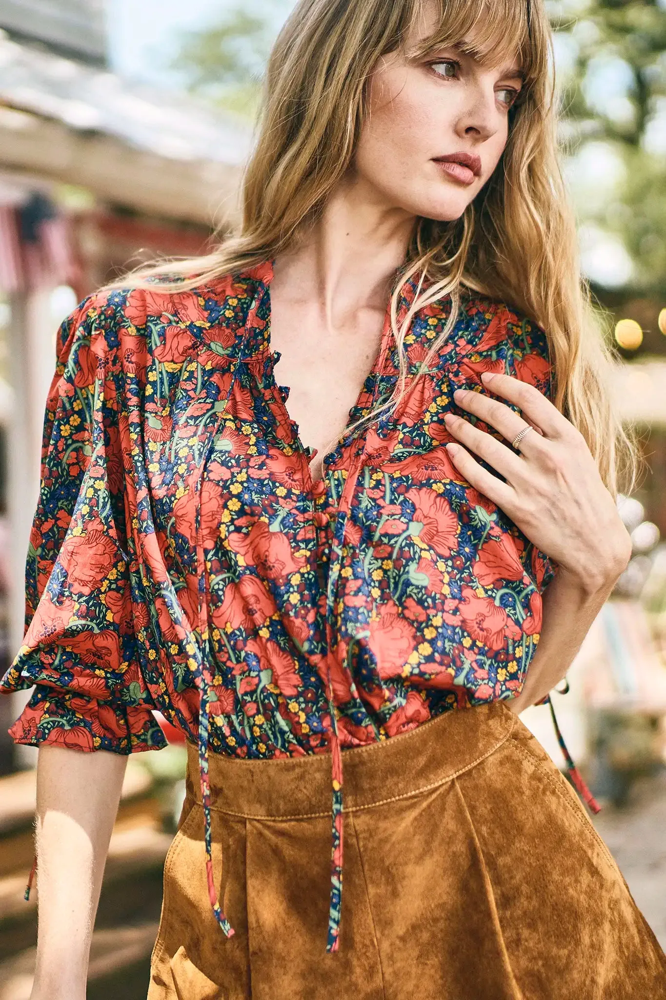 Rory Top - Made with Liberty Fabric sold by Hunter Bell NYC product image thumbnail 2