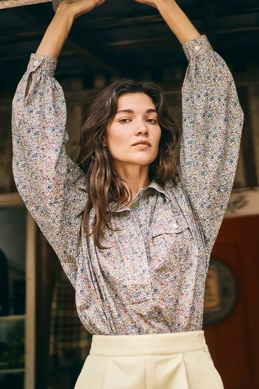 Evangeline Shirt - Made with Liberty Fabric made by Hunter Bell NYC