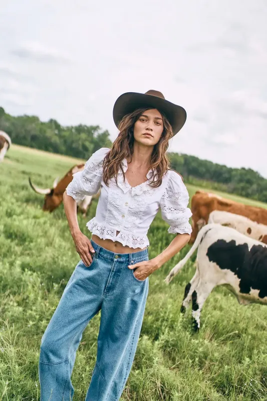 Primrose Blouse sold by Hunter Bell NYC