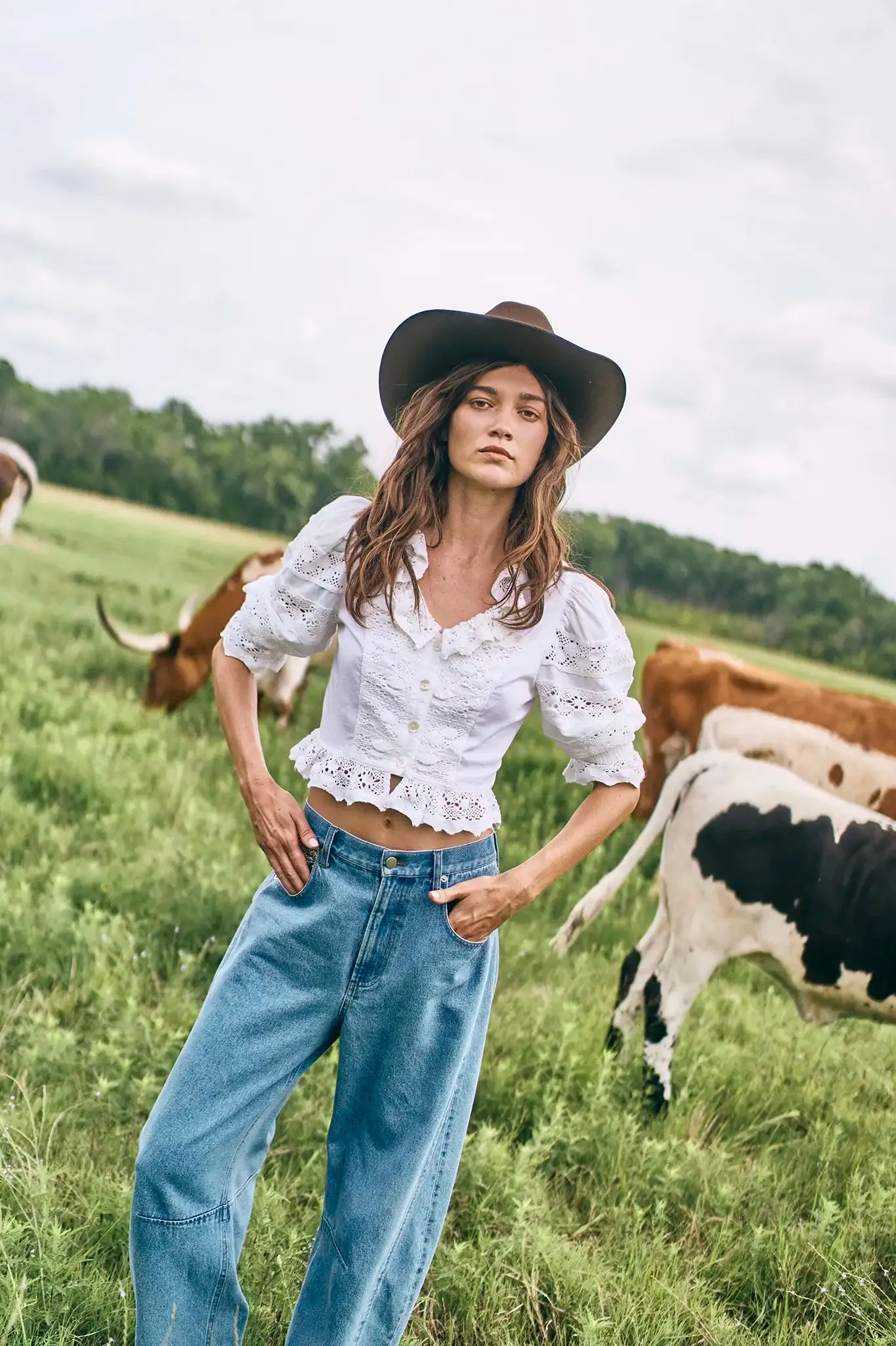 Primrose Blouse sold by Hunter Bell NYC