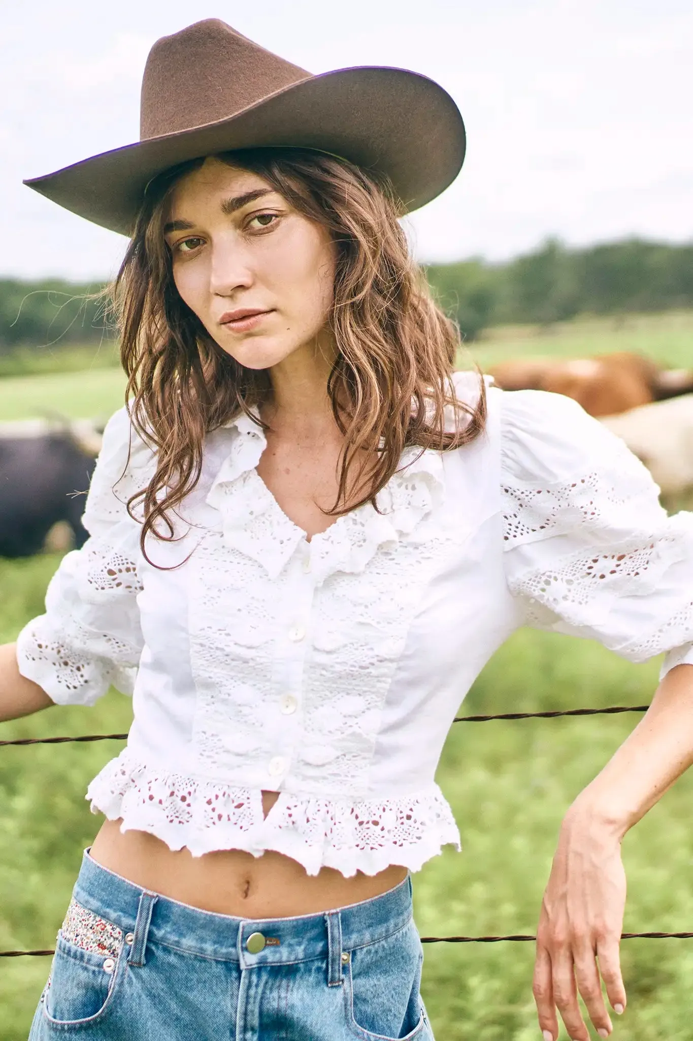 Primrose Blouse sold by Hunter Bell NYC product image thumbnail 3