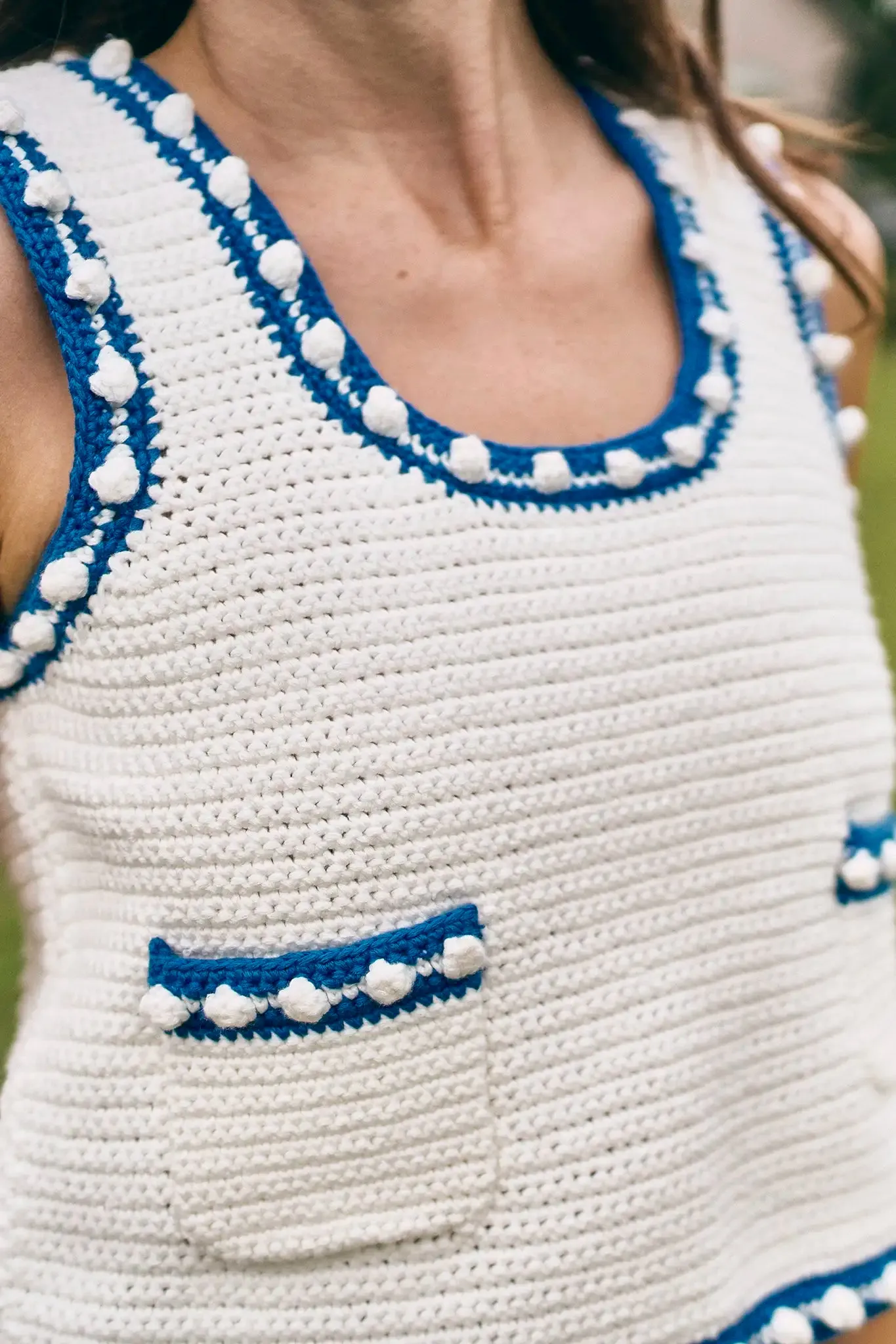 Clover Sweater Tank sold by Hunter Bell NYC product image thumbnail 4