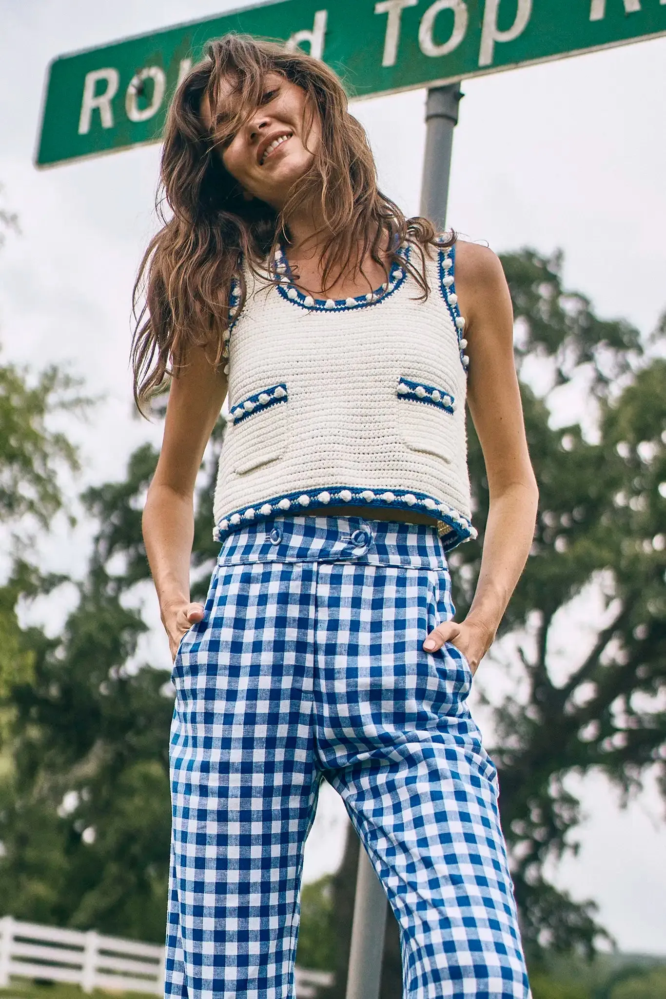 Clover Sweater Tank sold by Hunter Bell NYC product image thumbnail 2