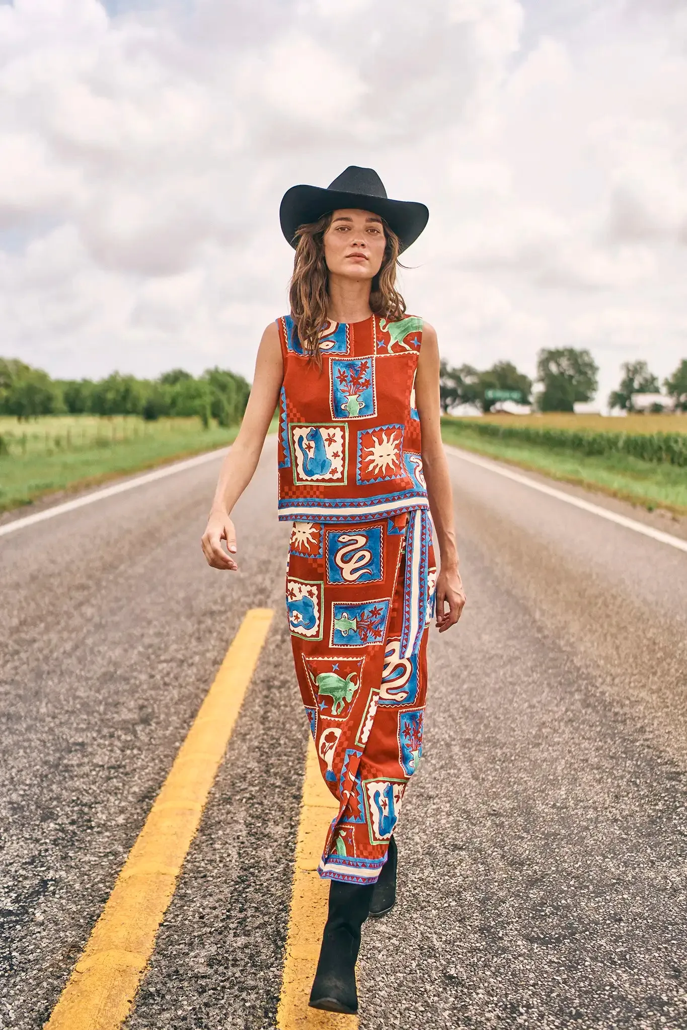 Luna Top sold by Hunter Bell NYC product image thumbnail 2