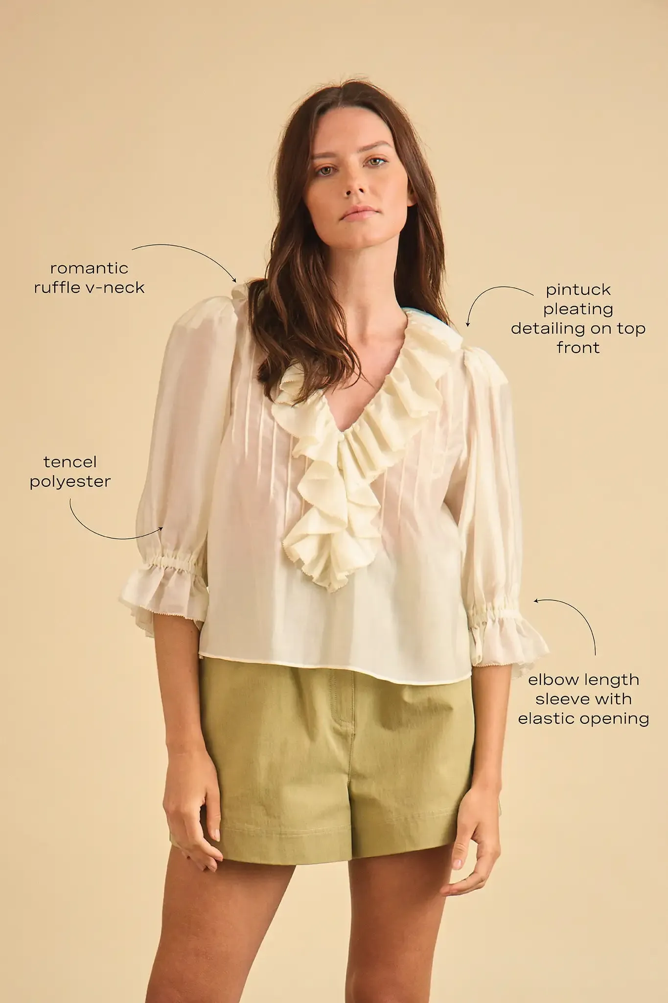 Imogen Blouse sold by Hunter Bell NYC product image thumbnail 5