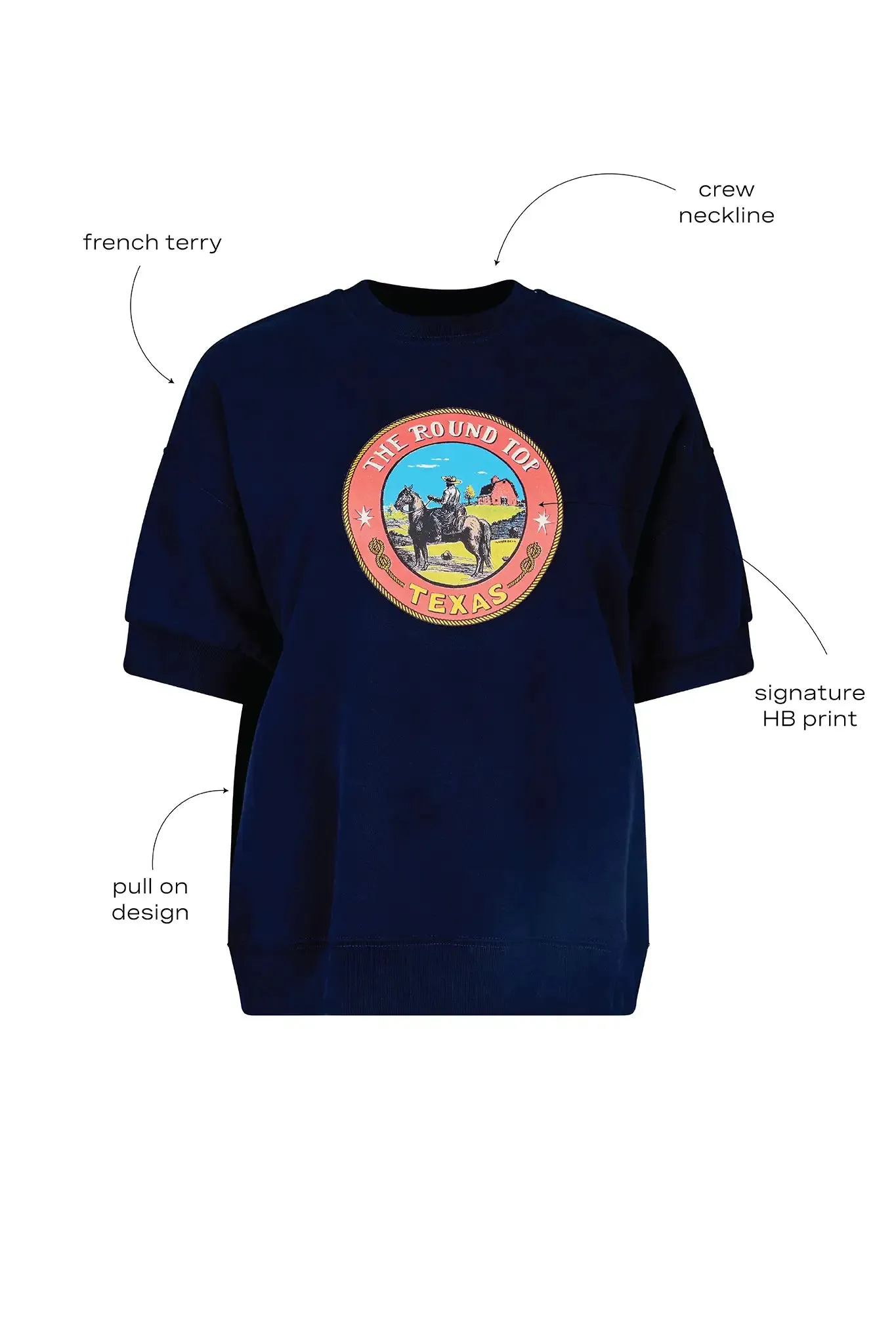 Graphic Sweatshirt sold by Hunter Bell NYC product image thumbnail 5