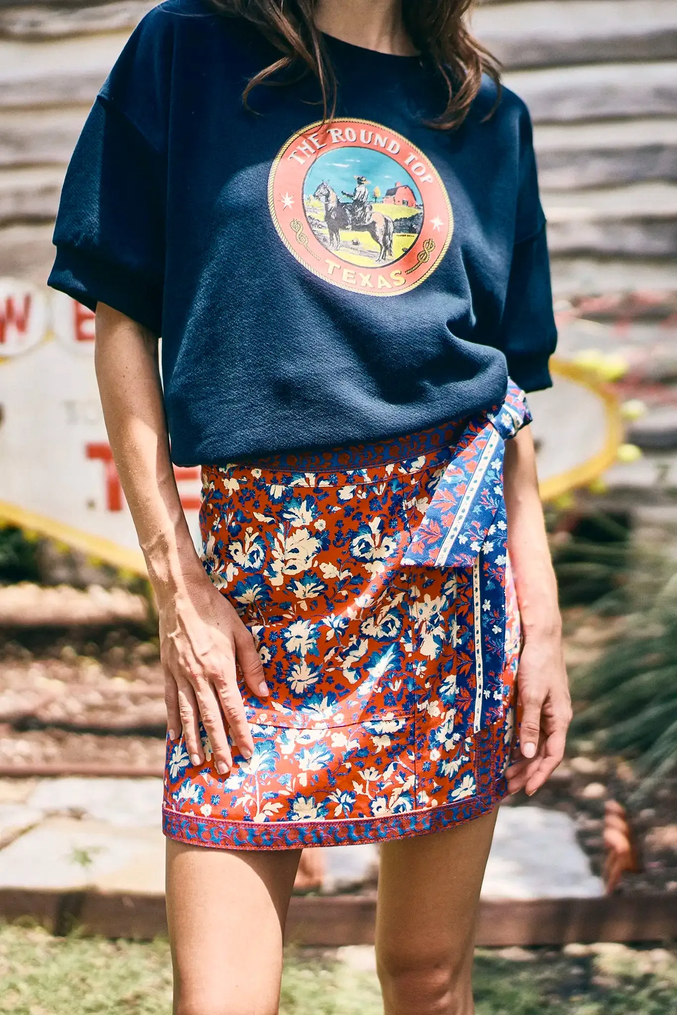 Graphic Sweatshirt sold by Hunter Bell NYC product image thumbnail 2